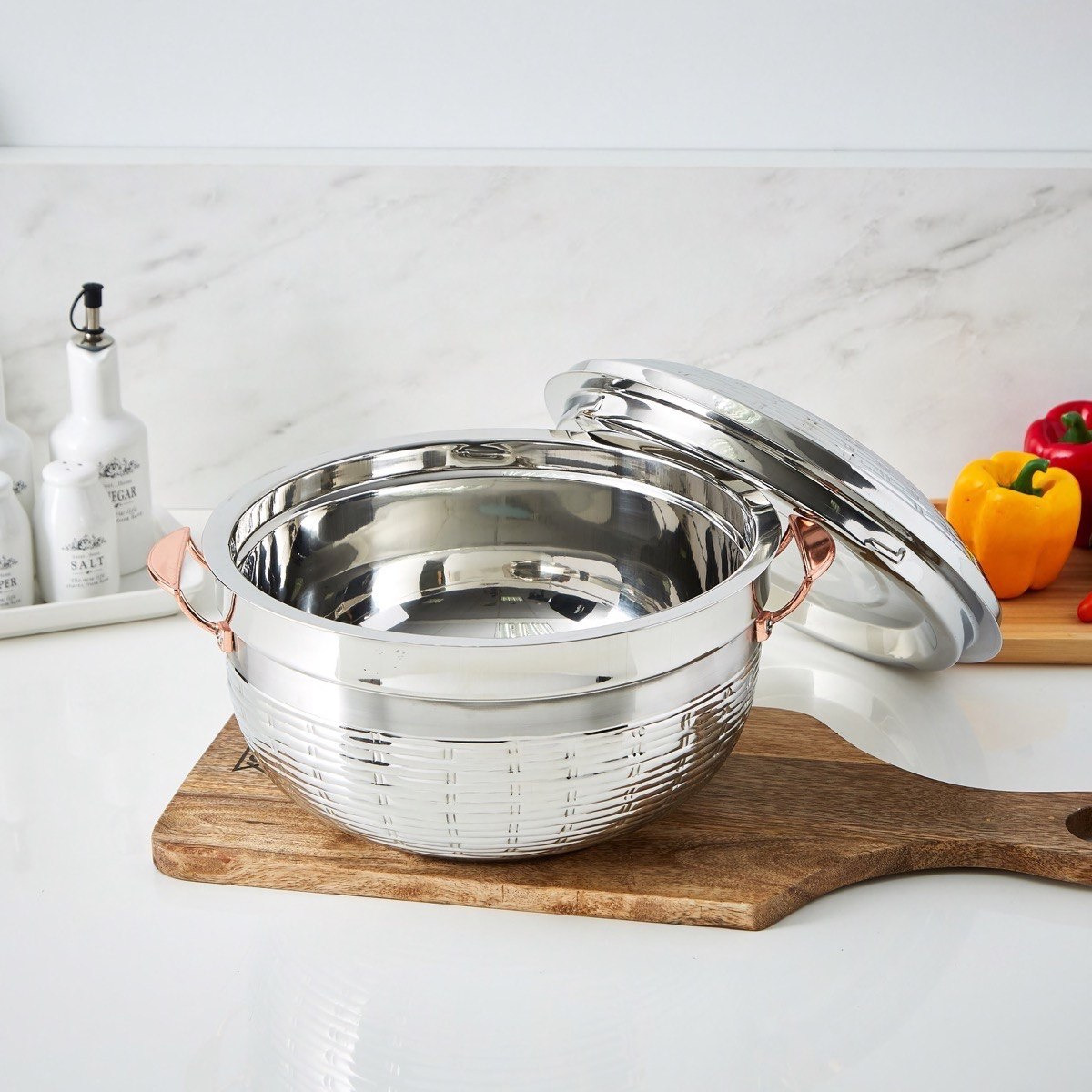 Accord Stainless Steel Casserole - 5 L-hbxdecorandfurnishings-tabletop-serveware-image-2