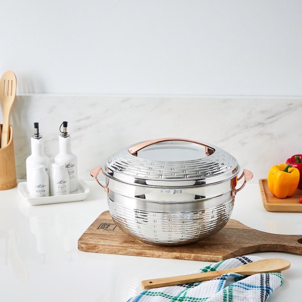 Accord Stainless Steel Casserole - 5 L-hbxdecorandfurnishings-tabletop-serveware-image-4