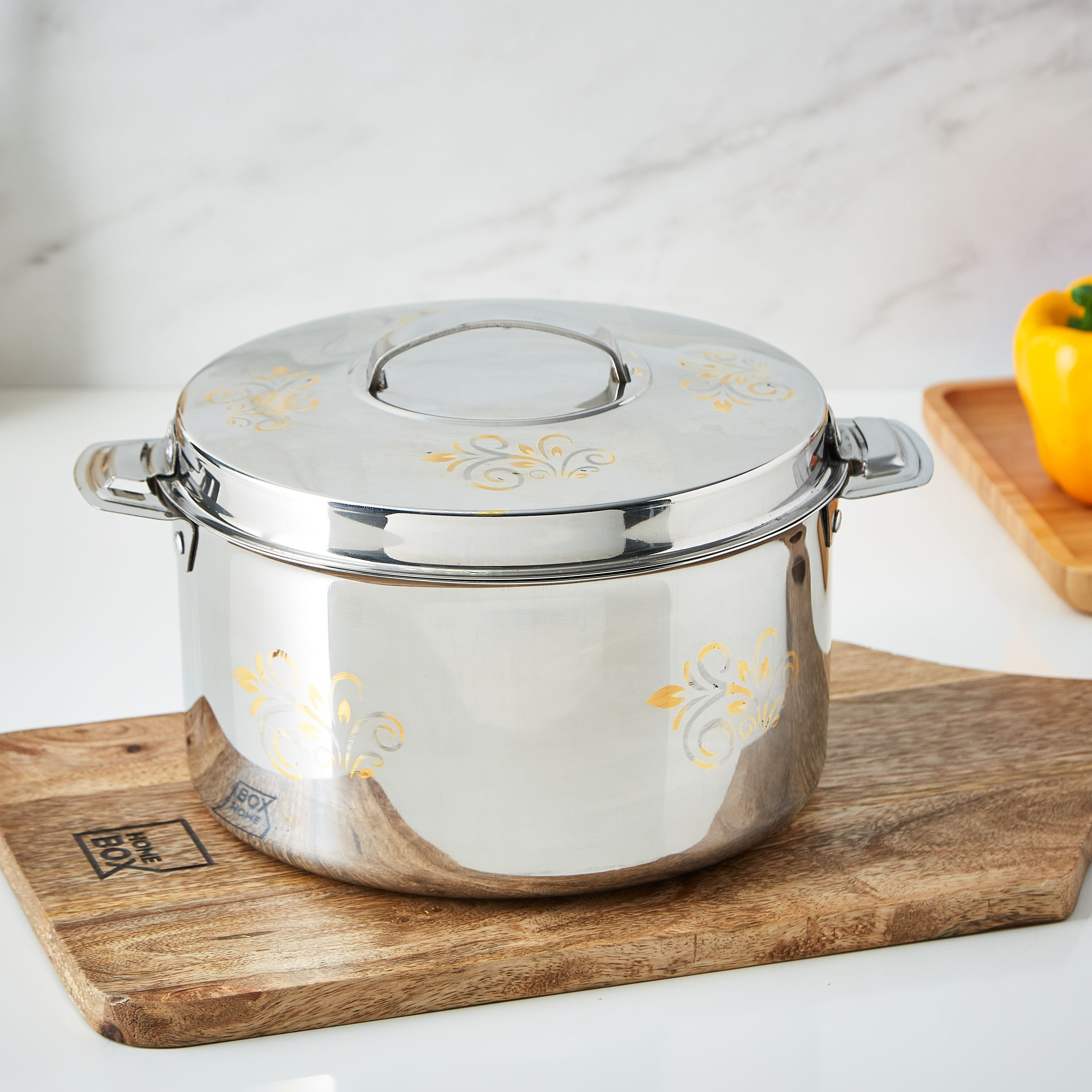 كسرولة ستانلس ستيل من أكورد - 3 لتر-hbxdecorandfurnishings-tabletop-serveware-image-1