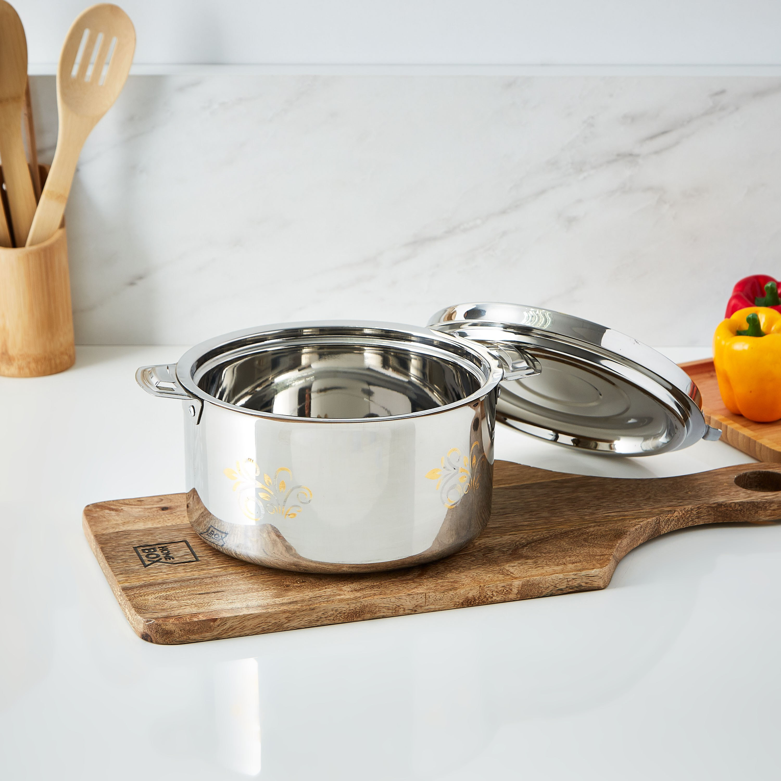 كسرولة ستانلس ستيل من أكورد - 3 لتر-hbxdecorandfurnishings-tabletop-serveware-image-2