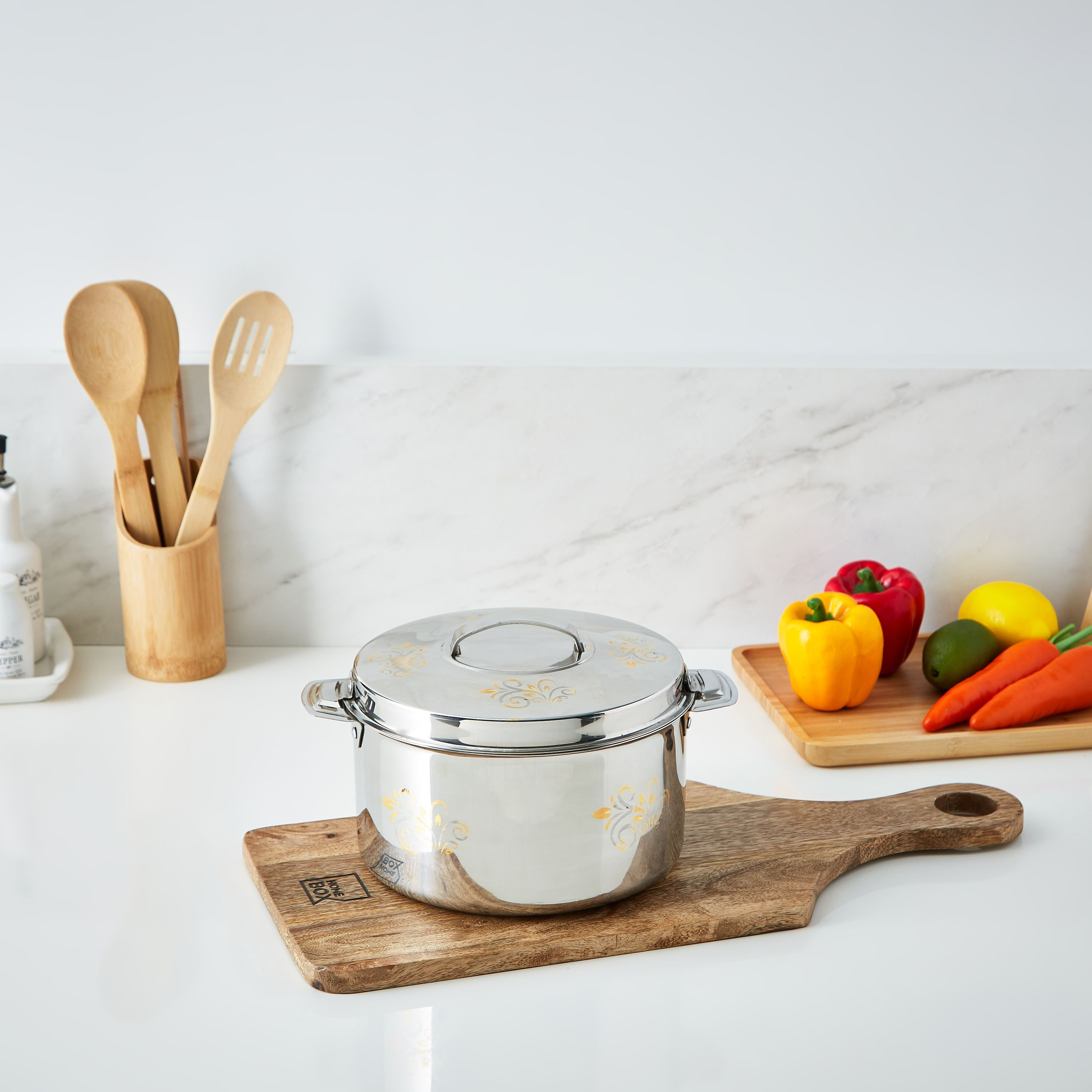 كسرولة ستانلس ستيل من أكورد - 3 لتر-hbxdecorandfurnishings-tabletop-serveware-image-4