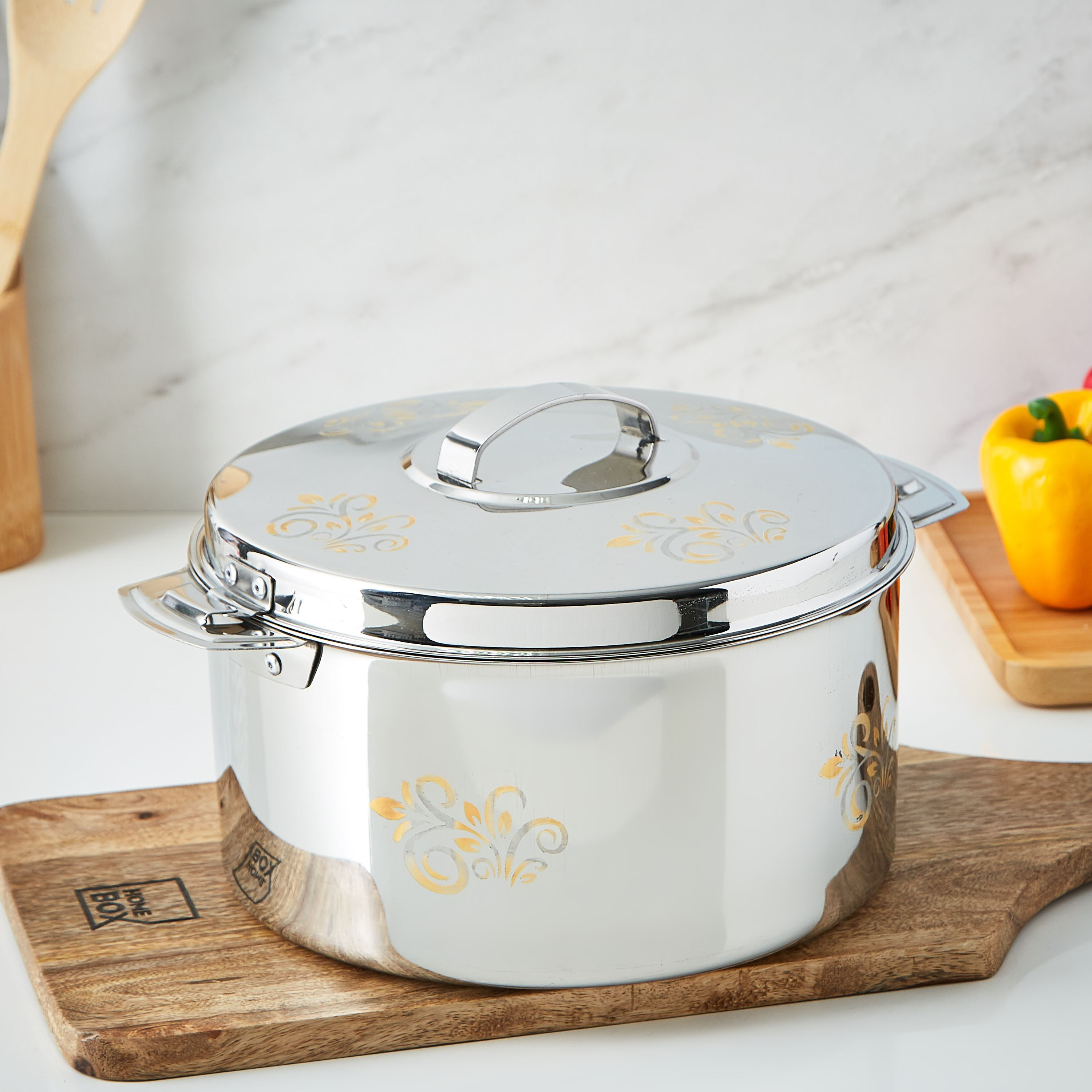 كسرولة ستانلس ستيل من أكورد - 4 لتر-hbxdecorandfurnishings-tabletop-serveware-image-1