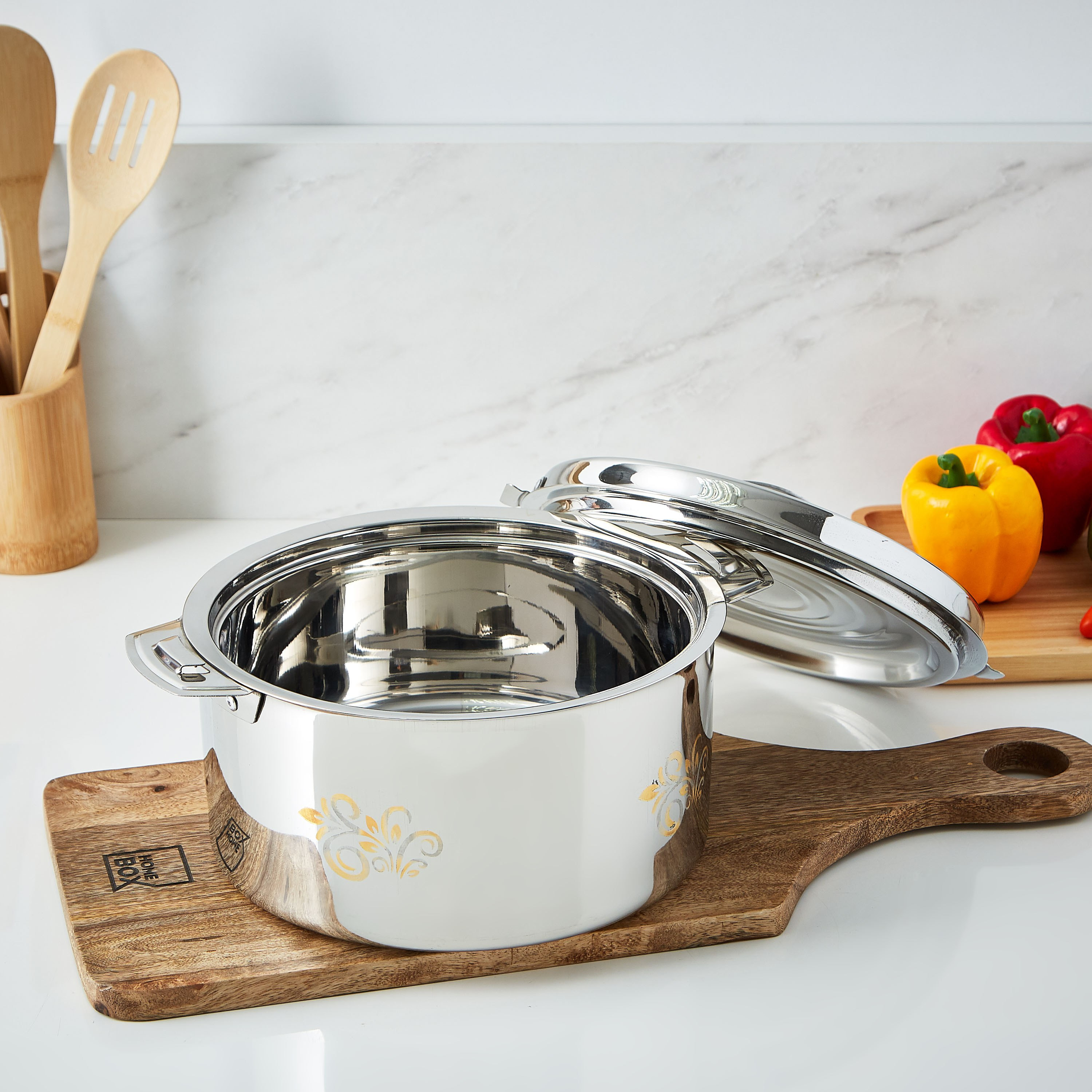 كسرولة ستانلس ستيل من أكورد - 4 لتر-hbxdecorandfurnishings-tabletop-serveware-image-2