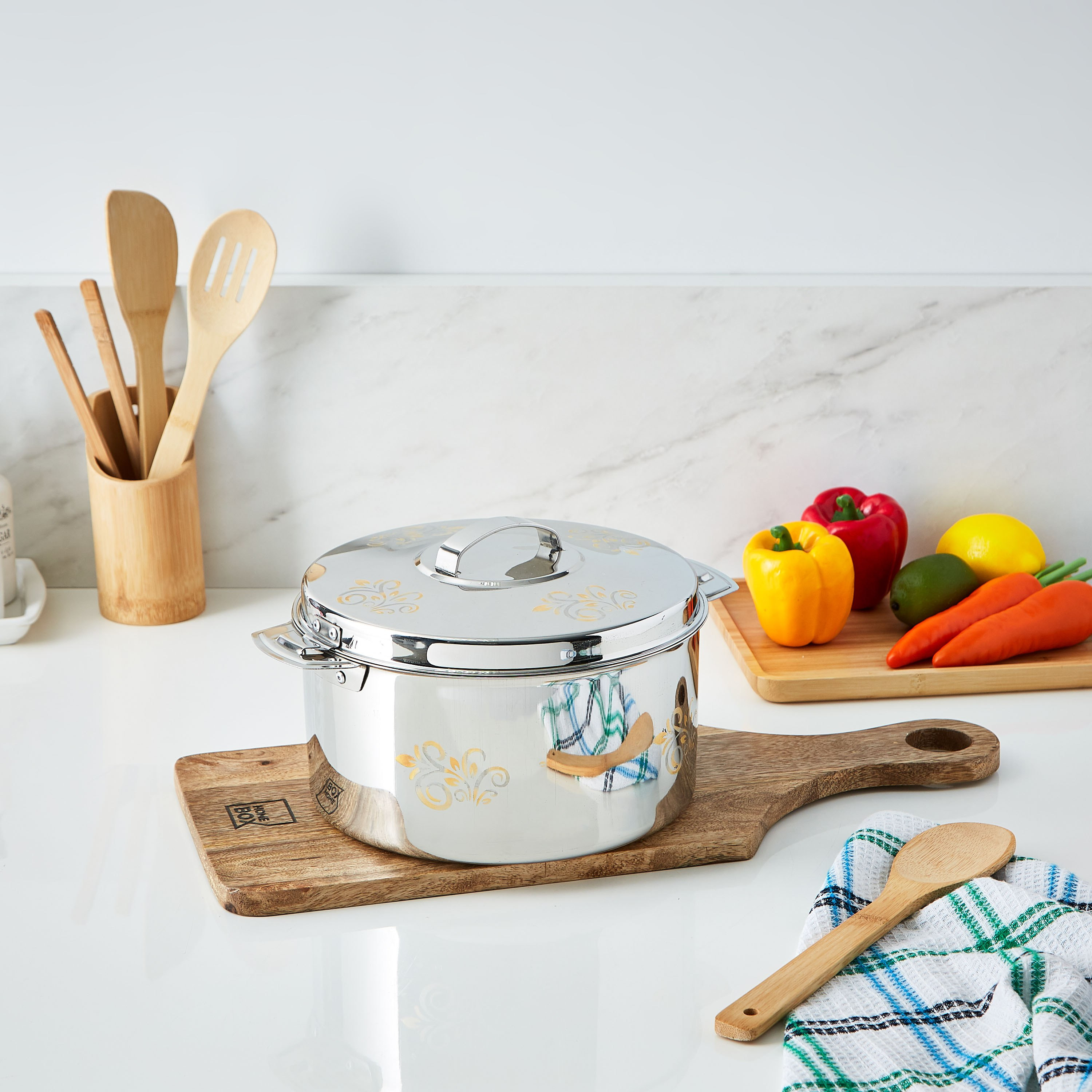 كسرولة ستانلس ستيل من أكورد - 4 لتر-hbxdecorandfurnishings-tabletop-serveware-image-4