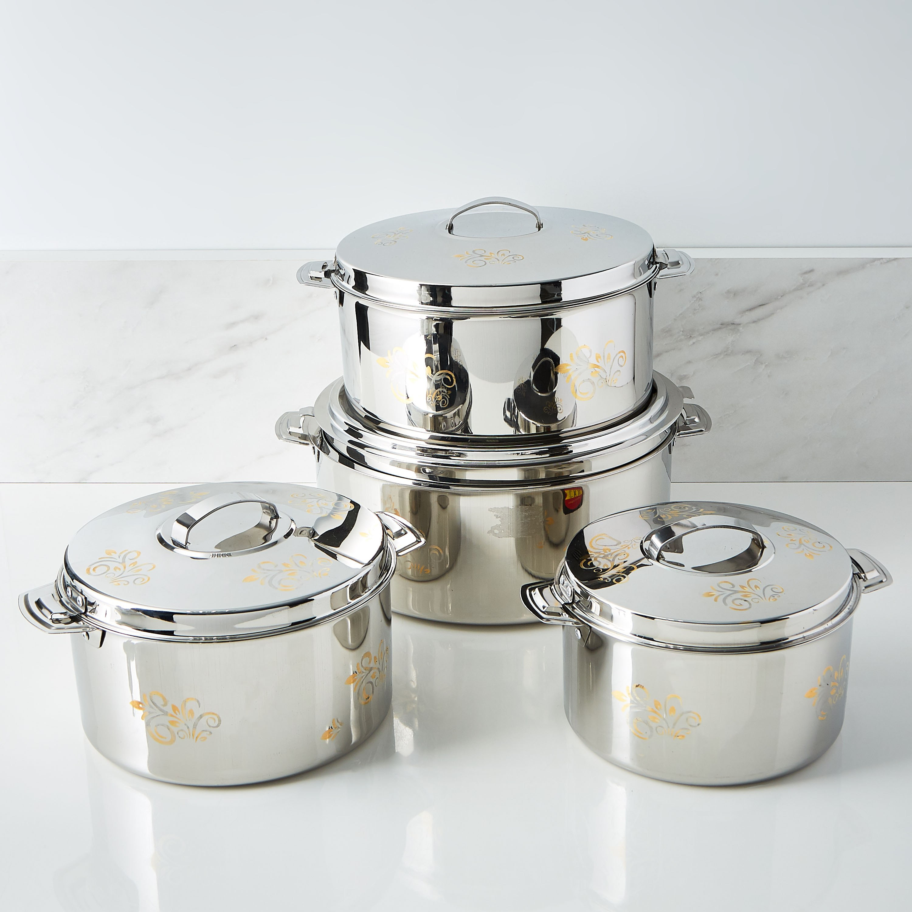كسرولة ستانلس ستيل من أكورد - 4 لتر-hbxdecorandfurnishings-tabletop-serveware-image-5
