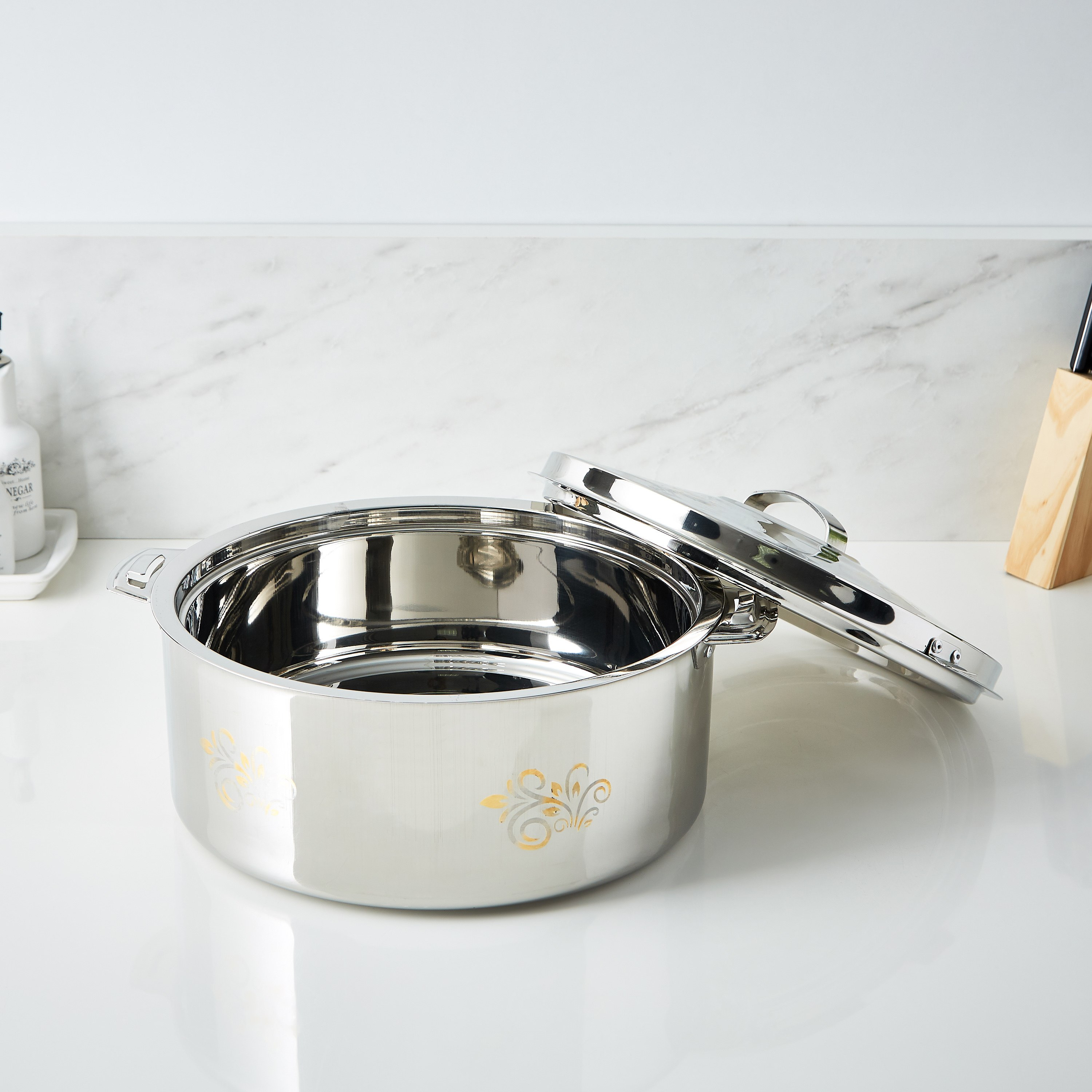 Accord Stainless Steel Casserole - 8 L-hbxdecorandfurnishings-tabletop-serveware-image-2