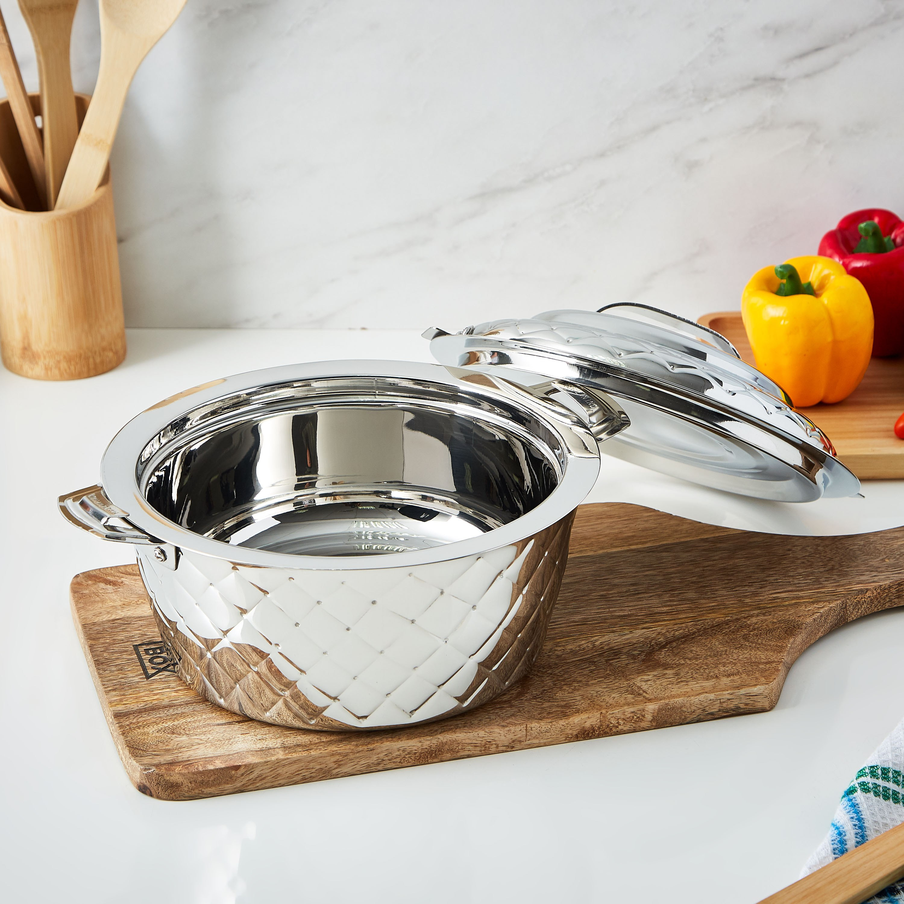 كسرولة ستانلس ستيل من أكورد - 3 لتر-hbxdecorandfurnishings-tabletop-serveware-image-2