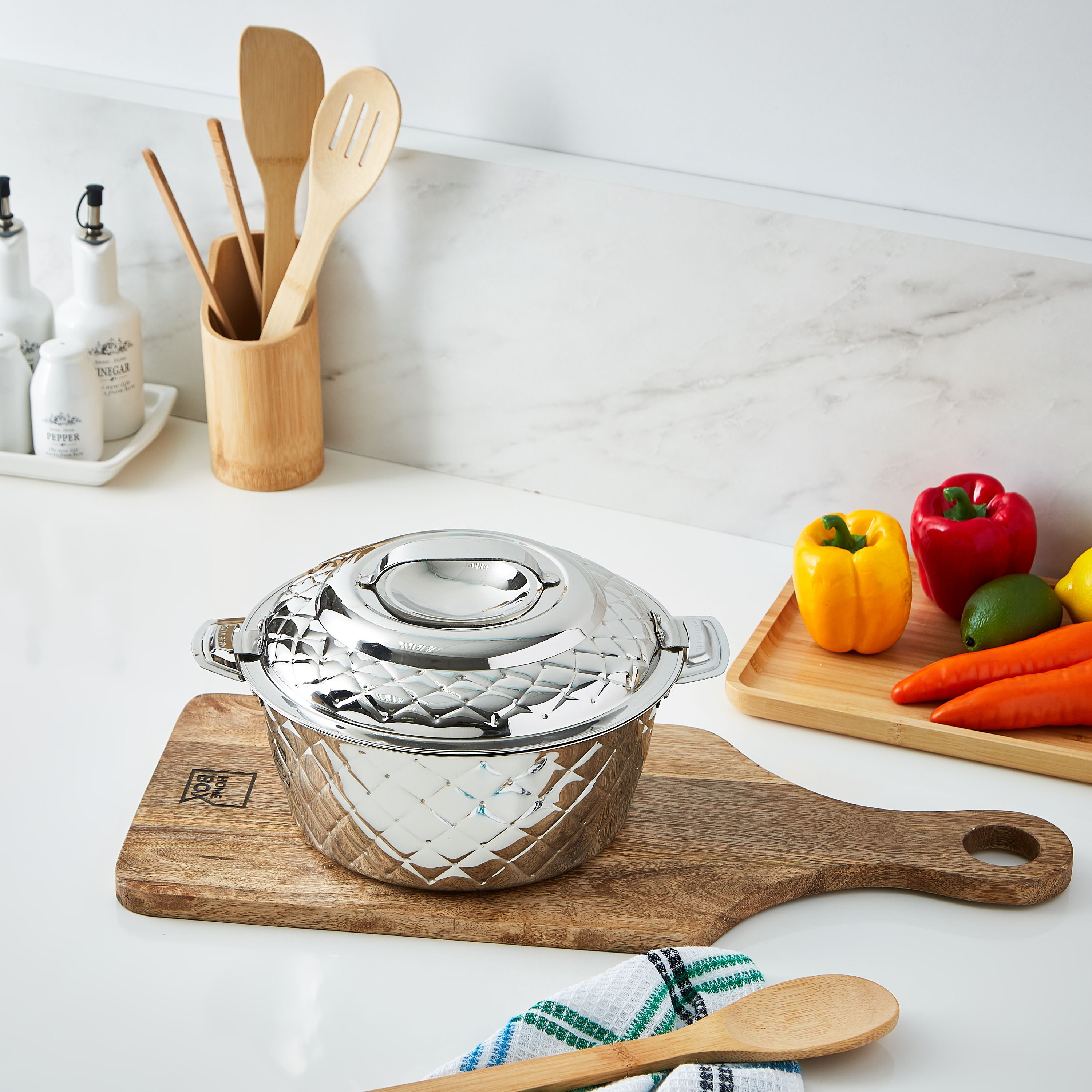 كسرولة ستانلس ستيل من أكورد - 3 لتر-hbxdecorandfurnishings-tabletop-serveware-image-4