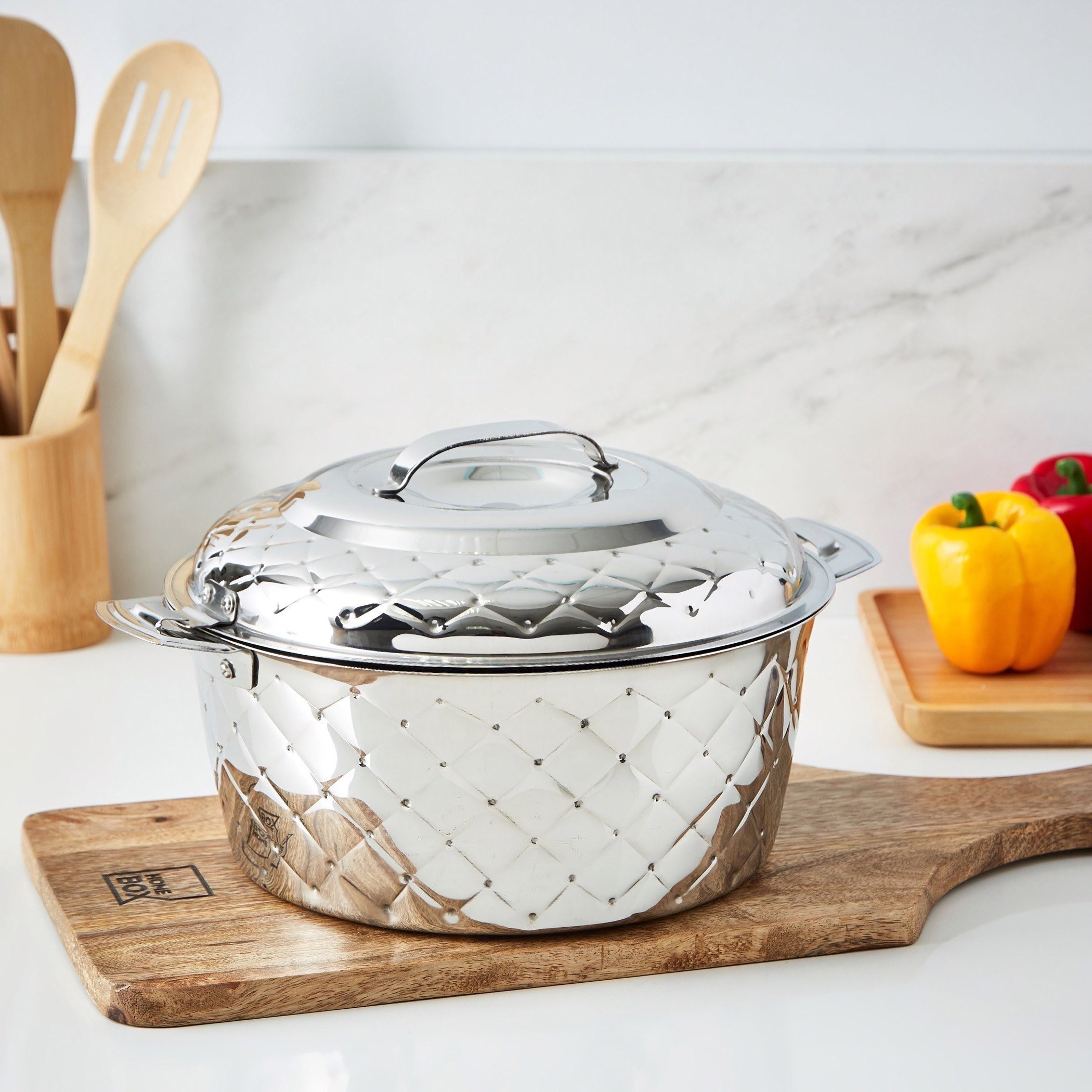 كسرولة ستانلس ستيل من أكورد - 4 لتر-hbxdecorandfurnishings-tabletop-serveware-image-1