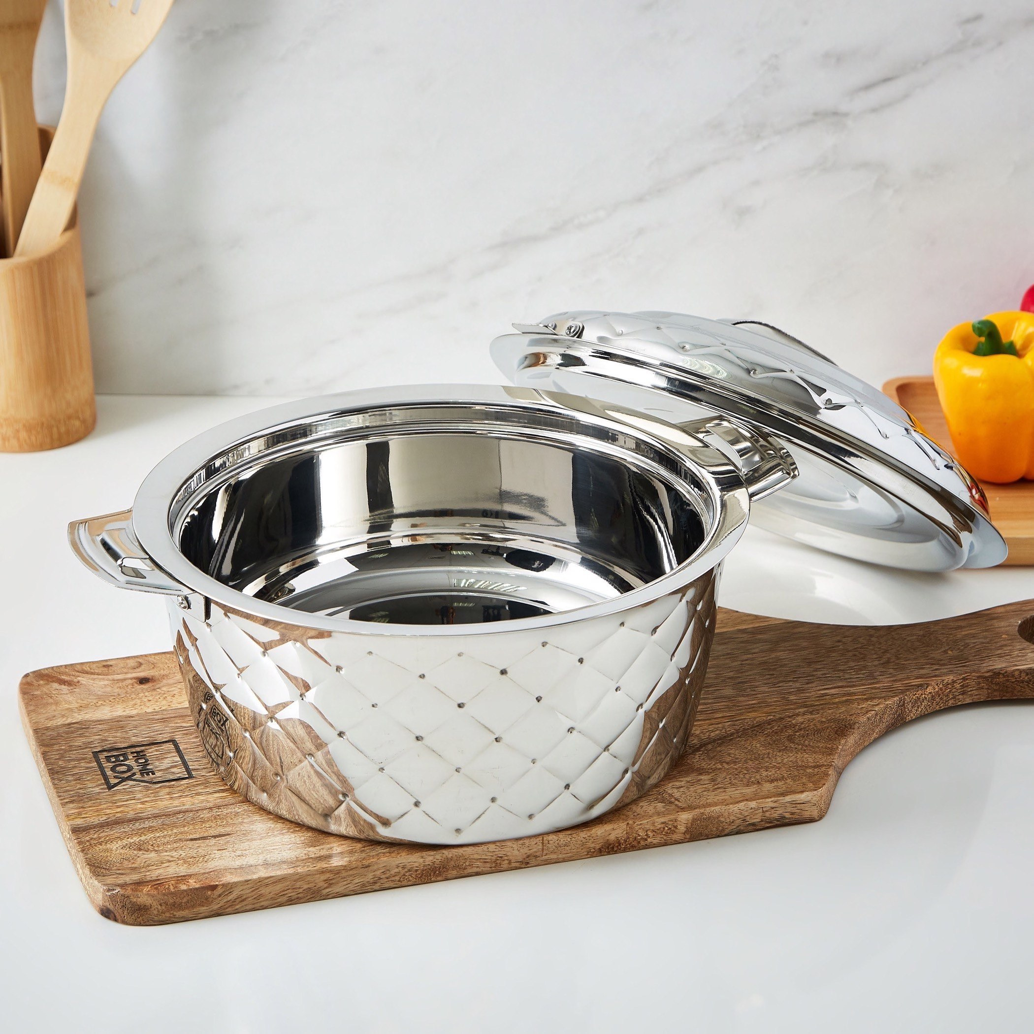 كسرولة ستانلس ستيل من أكورد - 4 لتر-hbxdecorandfurnishings-tabletop-serveware-image-2