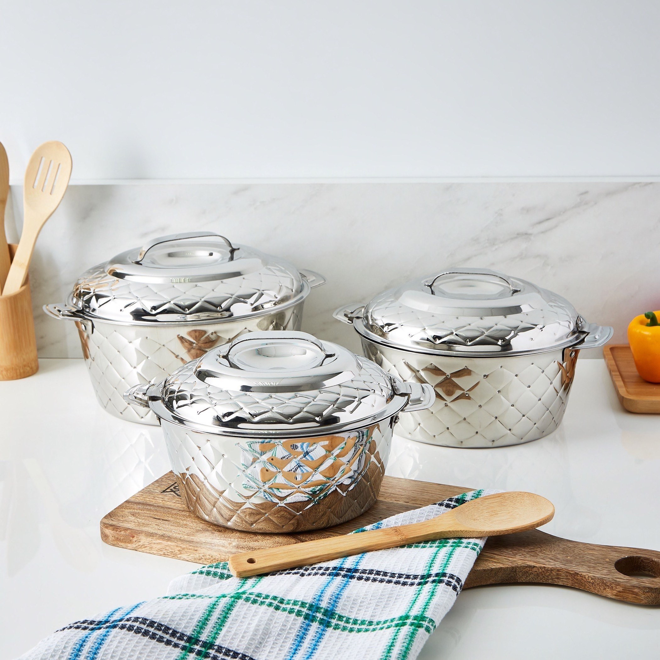 كسرولة ستانلس ستيل من أكورد - 4 لتر-hbxdecorandfurnishings-tabletop-serveware-image-5