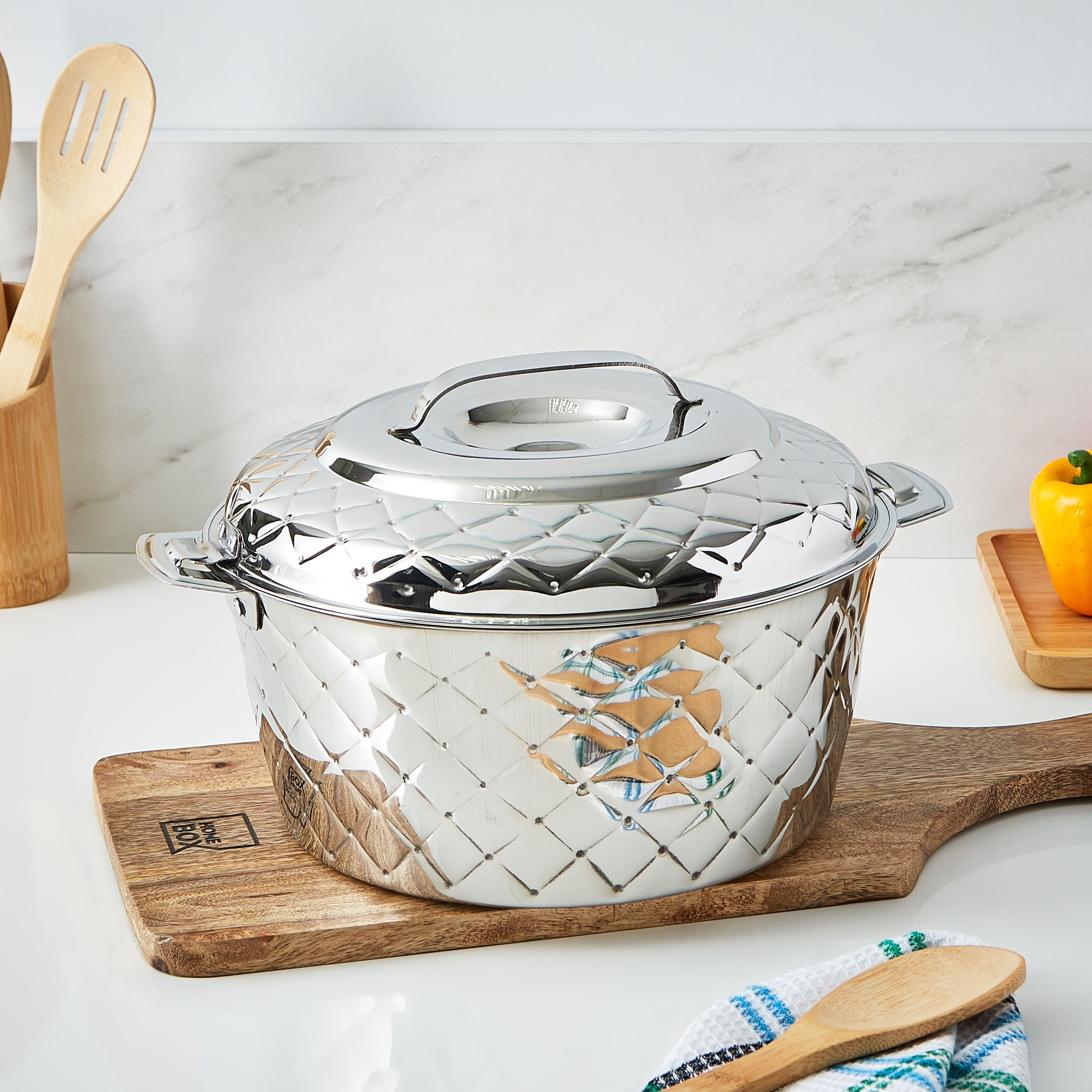 كسرولة ستانلس ستيل من أكورد - 6 لتر-hbxdecorandfurnishings-tabletop-serveware-image-1