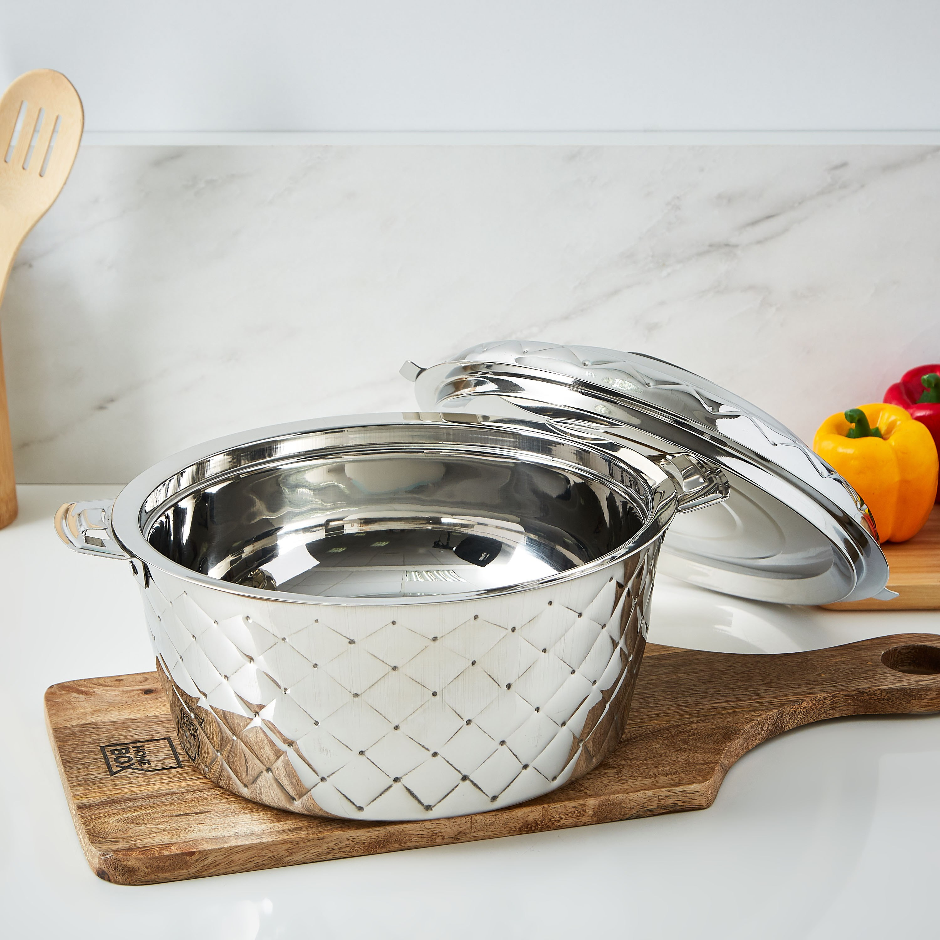كسرولة ستانلس ستيل من أكورد - 6 لتر-hbxdecorandfurnishings-tabletop-serveware-image-2