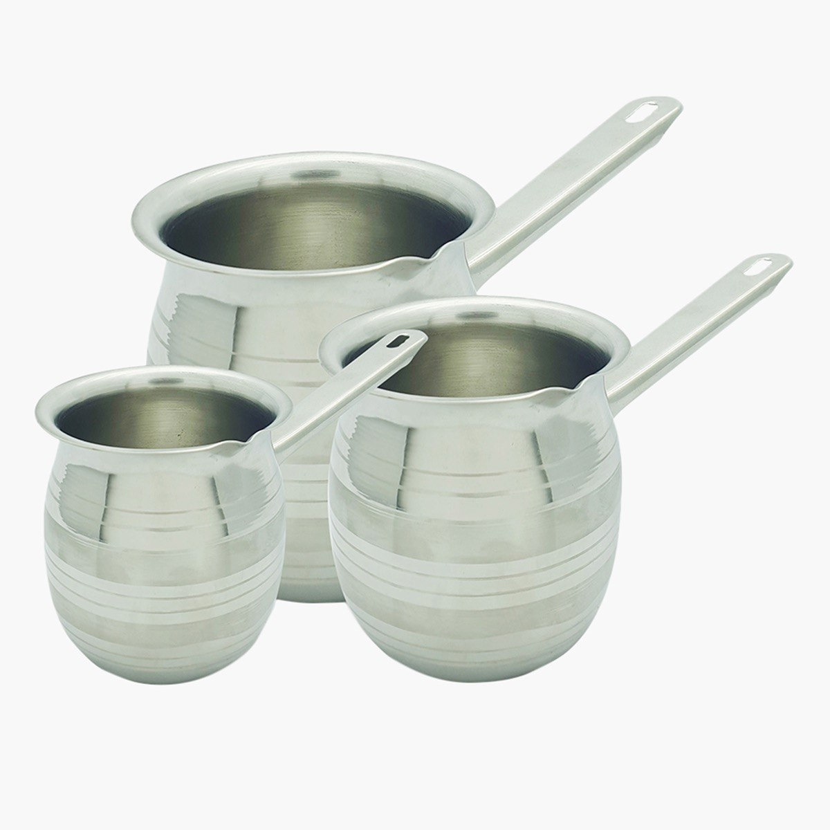 طقم تسخين القهوة ستانلس ستيل من 3 قطع-hbxdecorandfurnishings-tabletop-serveware-image-2