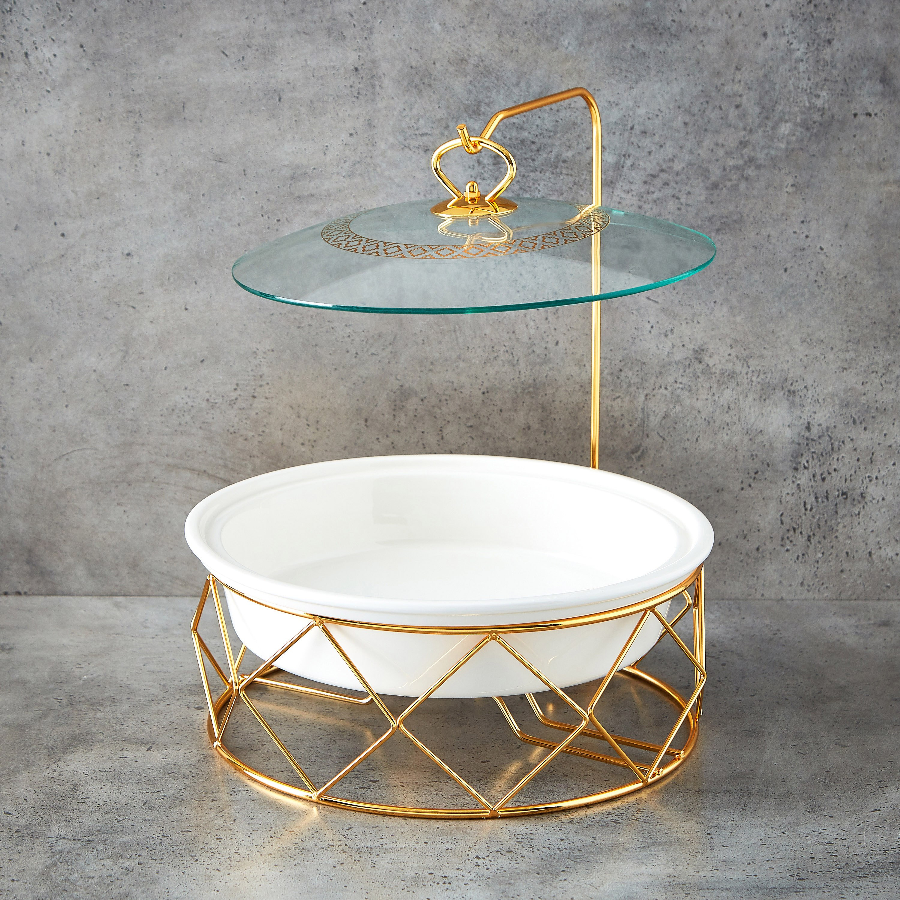 صحن مسخن مستدير - 2 لتر-hbxdecorandfurnishings-tabletop-serveware-image-1