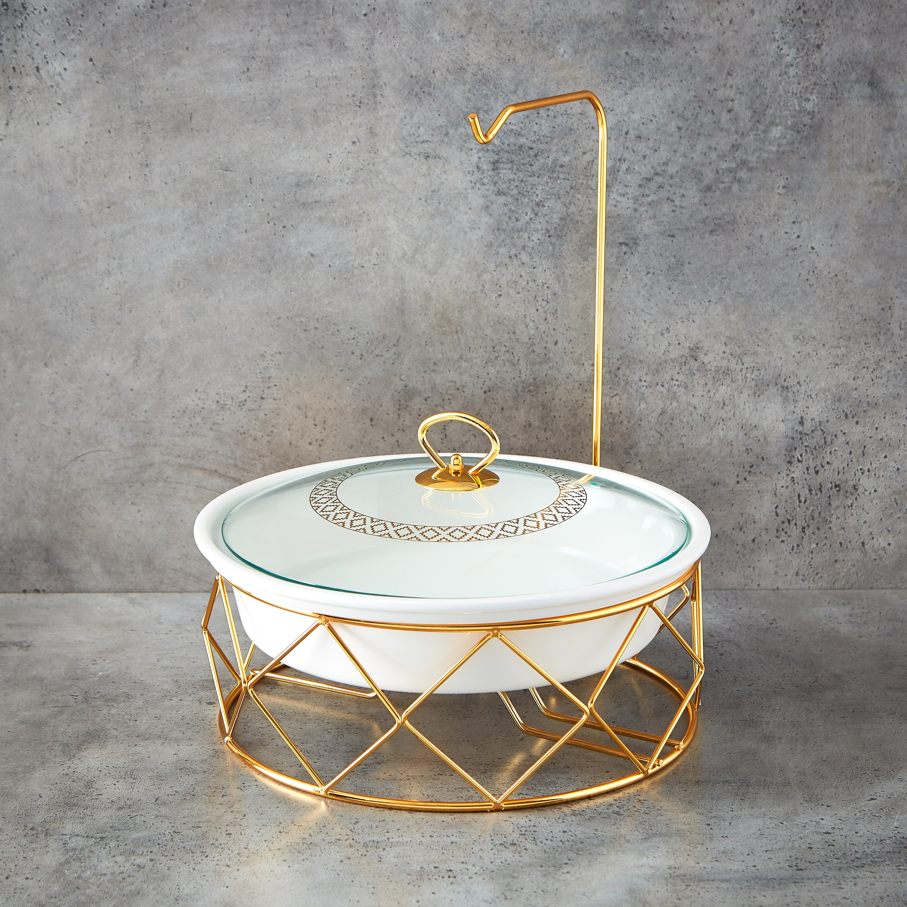 صحن مسخن مستدير - 2 لتر-hbxdecorandfurnishings-tabletop-serveware-image-2