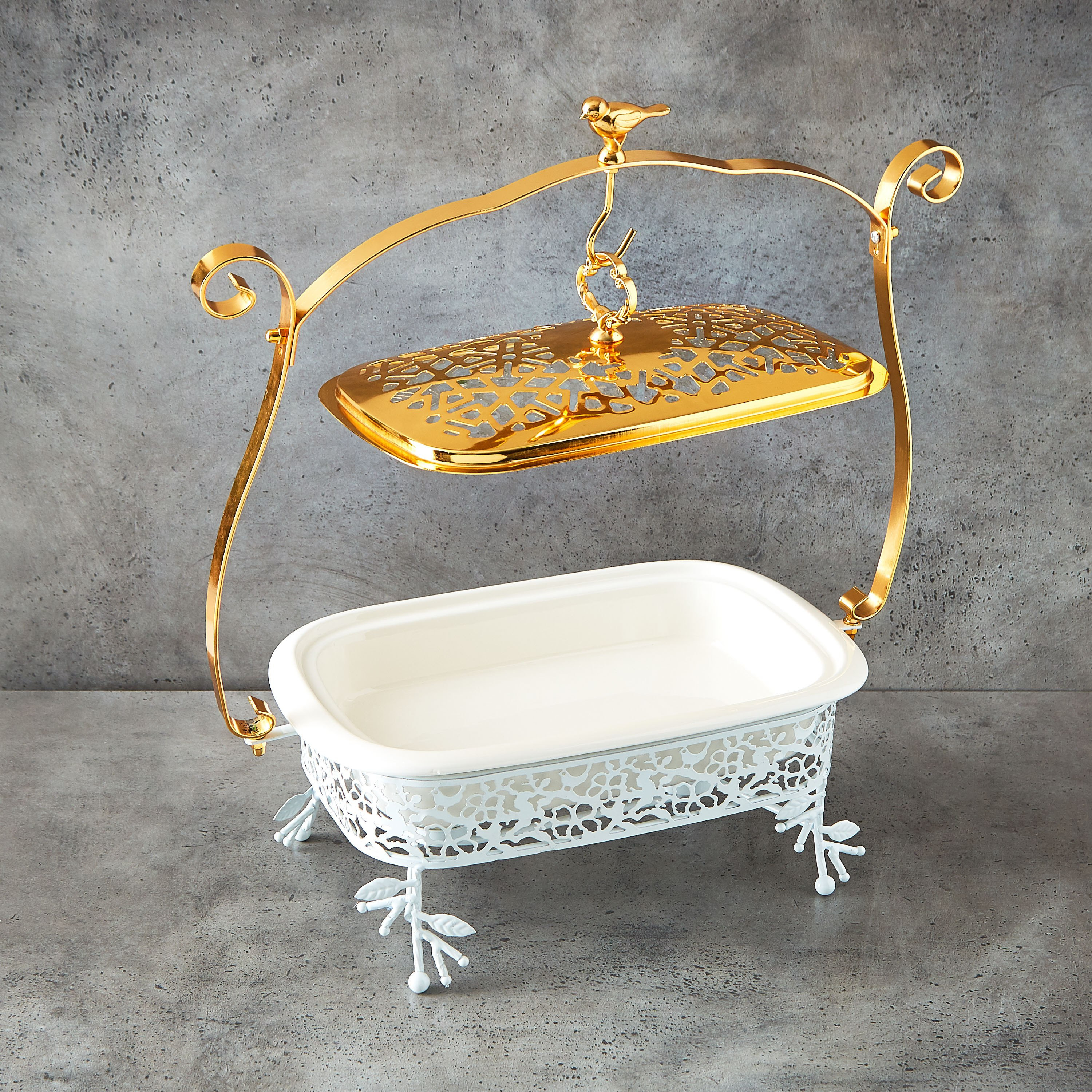 Rectangular Chafing Dish - 1.6 L-hbxdecorandfurnishings-tabletop-serveware-image-1