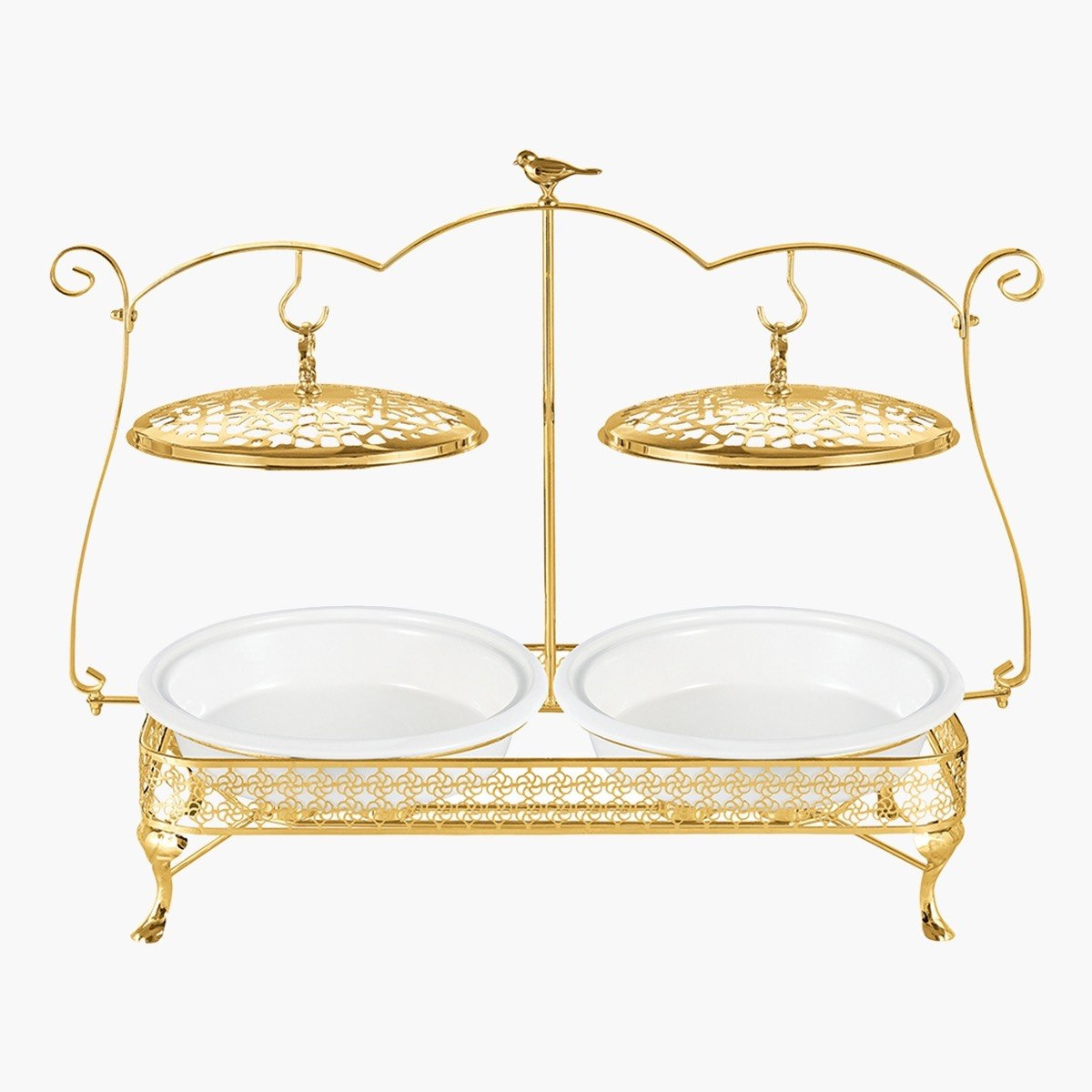 صحن شواء مستدير مزدوج - 5.5 لتر-hbxdecorandfurnishings-tabletop-serveware-image-2