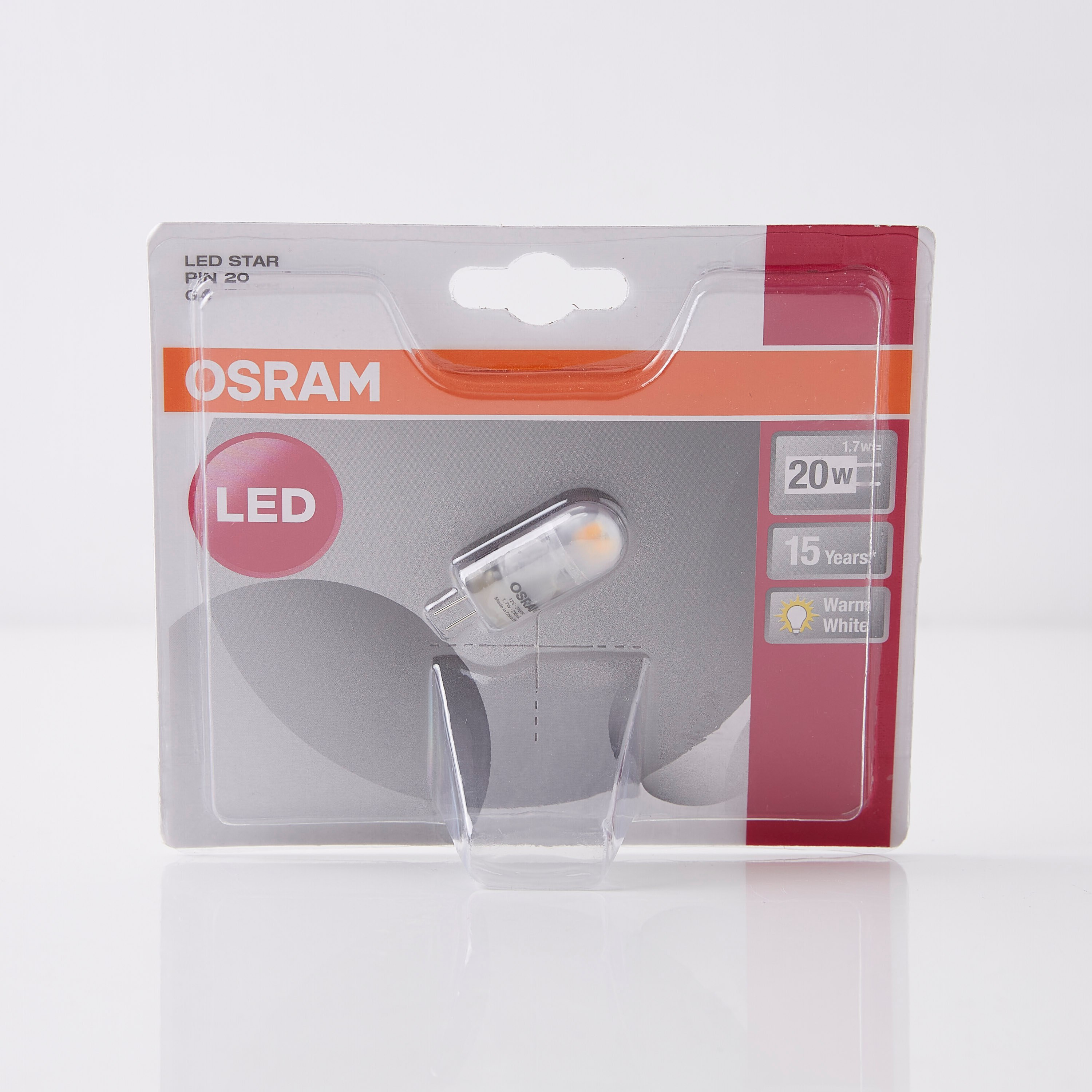 لمبة ال إي دي  ستار بين لوموس أوسرام 1.7 وات 240 فولط 49 جي -بيضاء دافئة-hbxdiningroom-lighting-bulbs-image-3