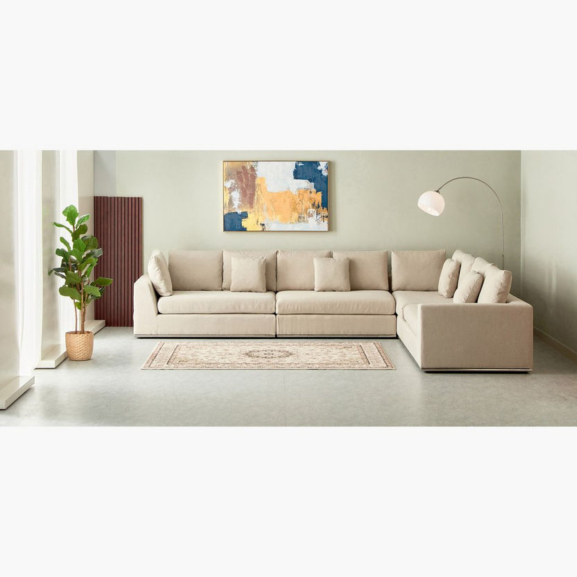 Giovanni Large and Luxurious Fabric Corner Sofa-Modular Sofas-image-13