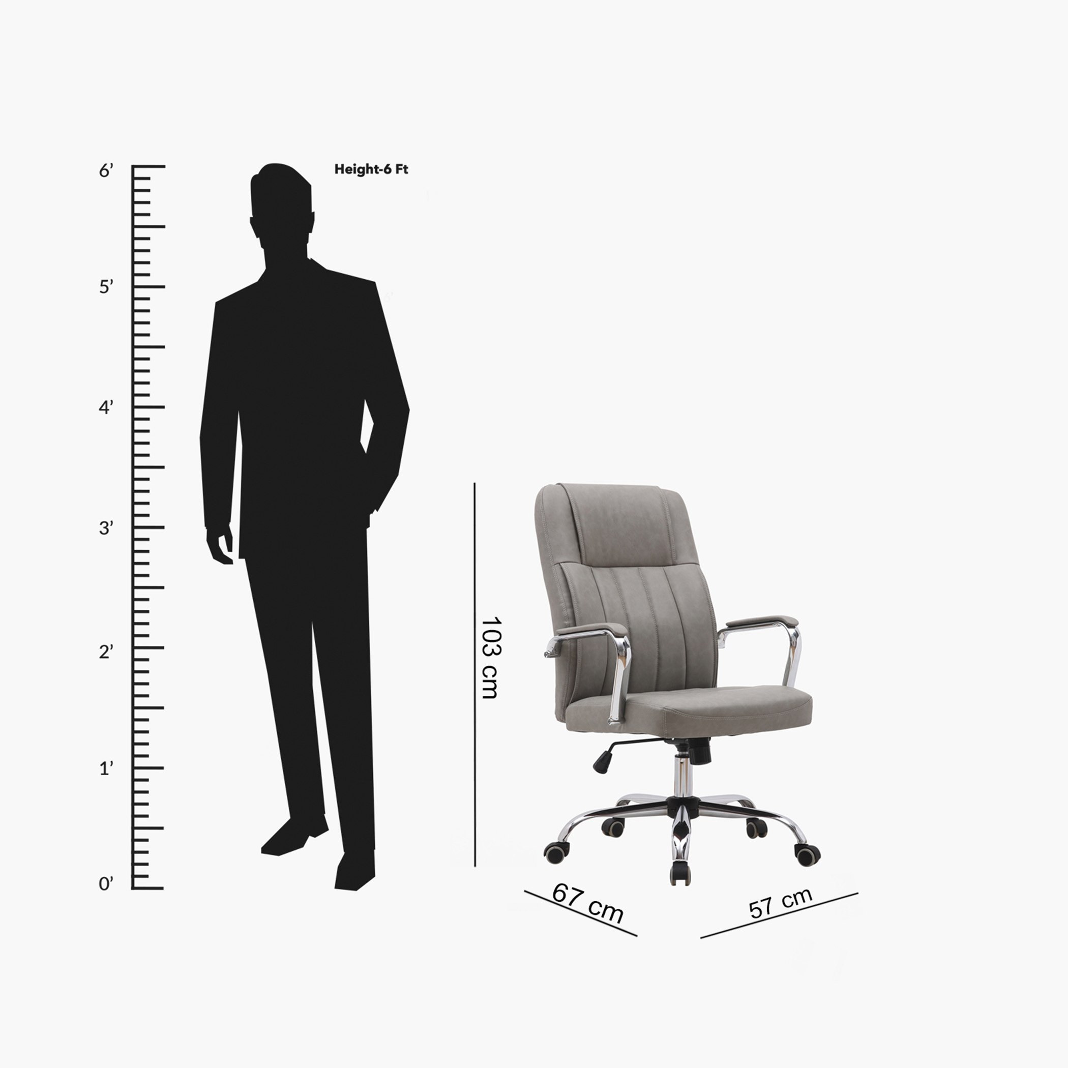 Curvy Office Chair-hbxfurniture-kidsroom-studychairs-image-6