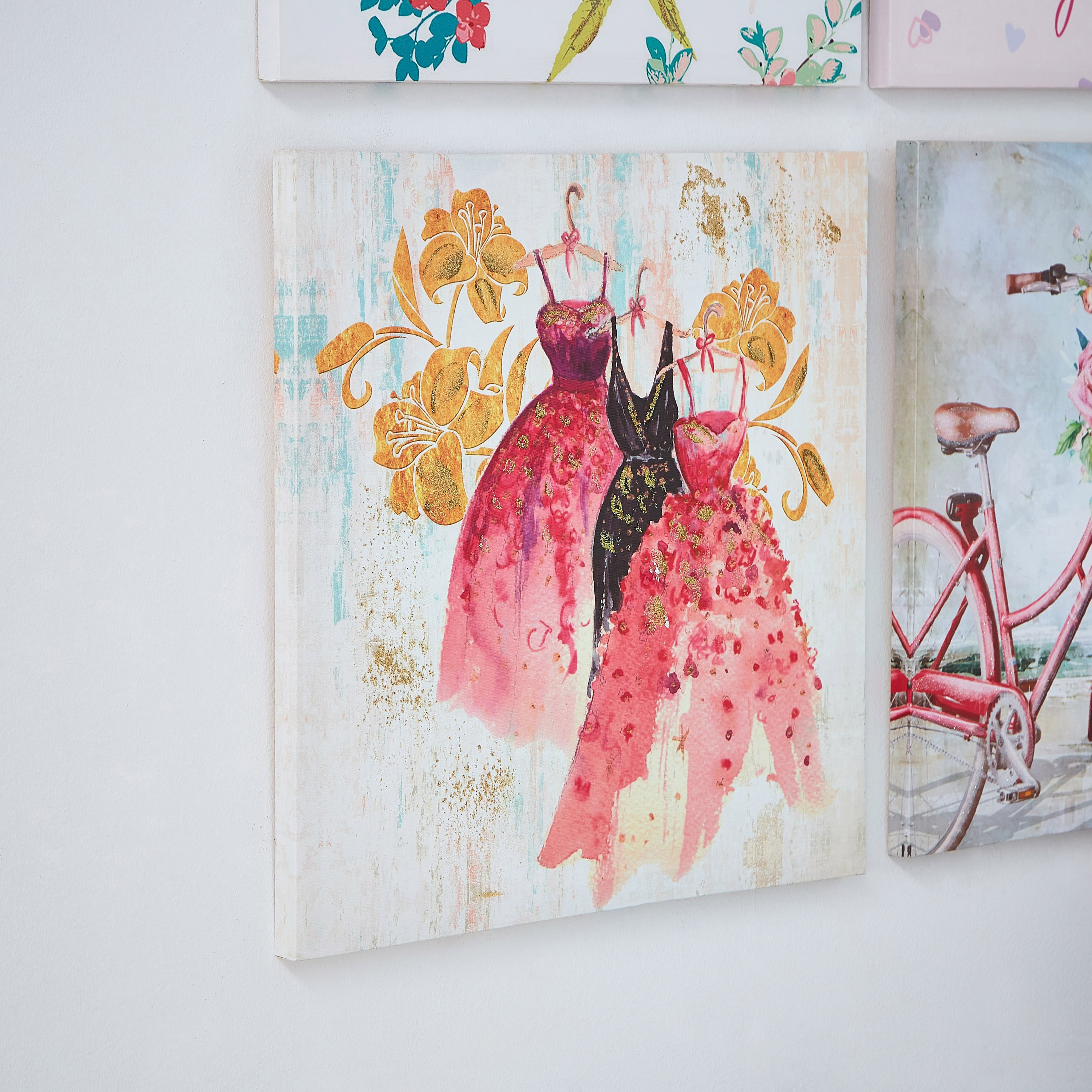 لوحة كانفاس بطبعات دراجة بجليتر من آرتستري-hbxhomeware-hbxkidsandyouth-image-2