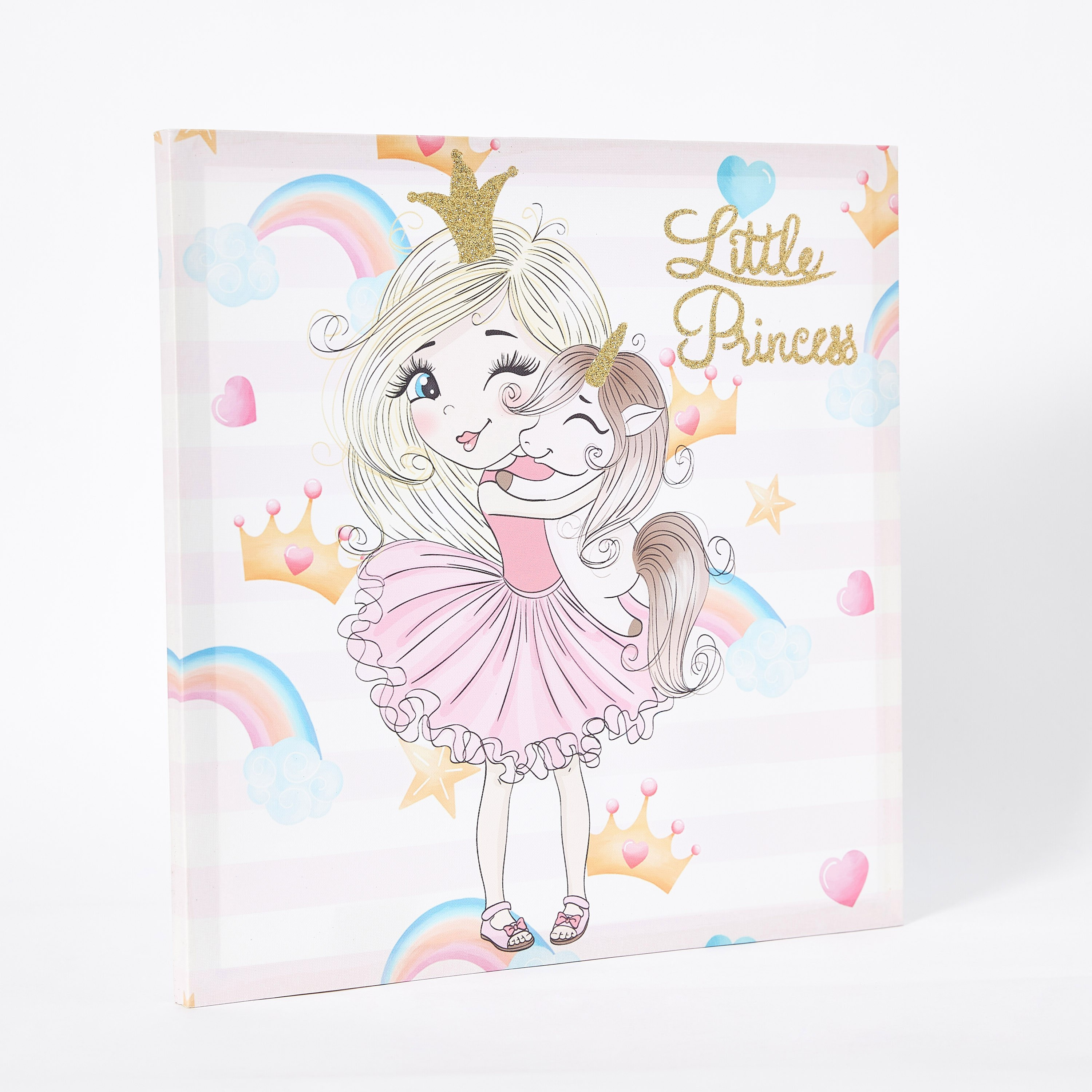 لوحة فنية مطبوعة على قماش الأميرة الصغيرة مع لمعان-hbxhomeware-hbxkidsandyouth-image-5