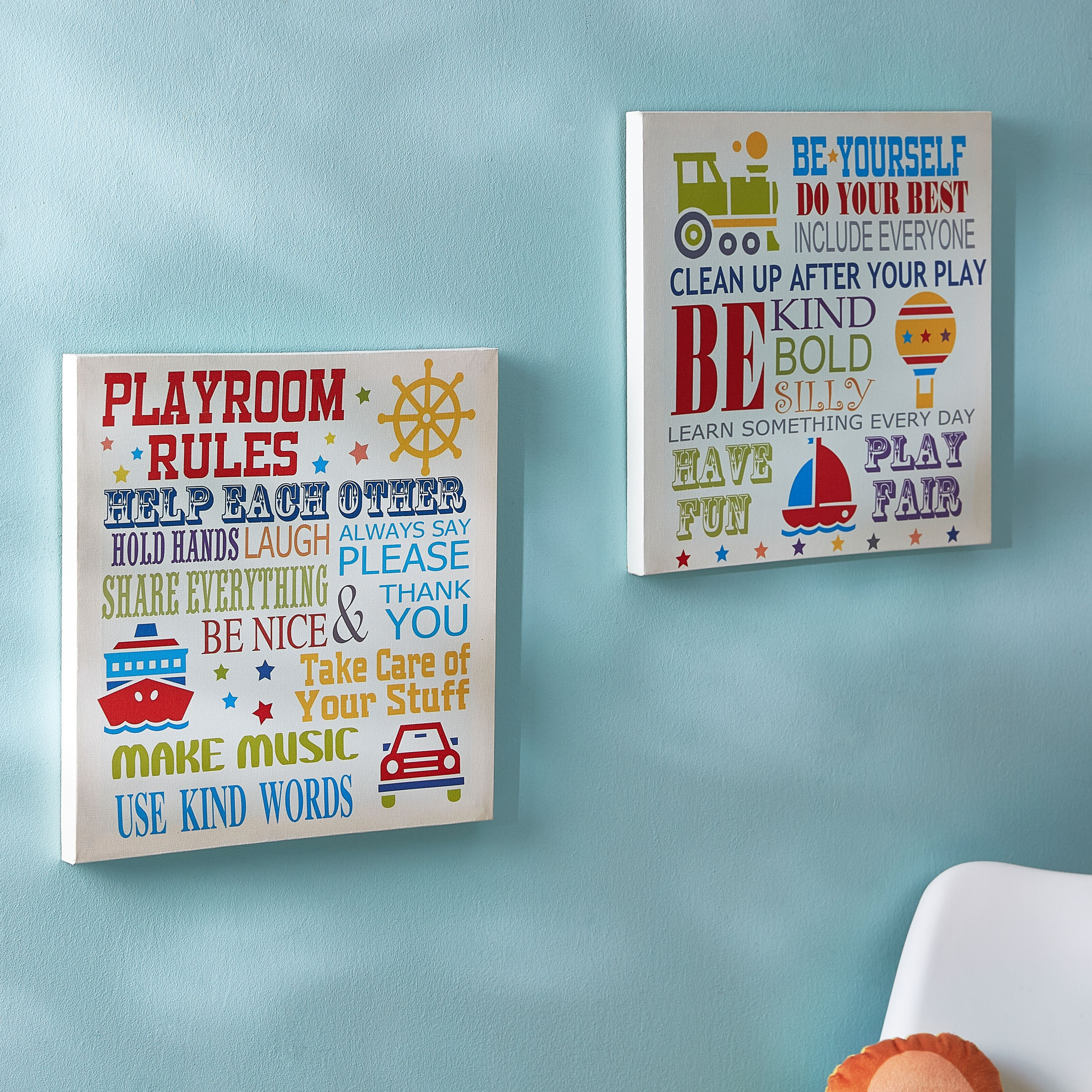 لوحة كانفاس بطبعات بلاي روم رولز من آرتيستري - طقم من قطعتين-hbxhomeware-hbxkidsandyouth-image-2