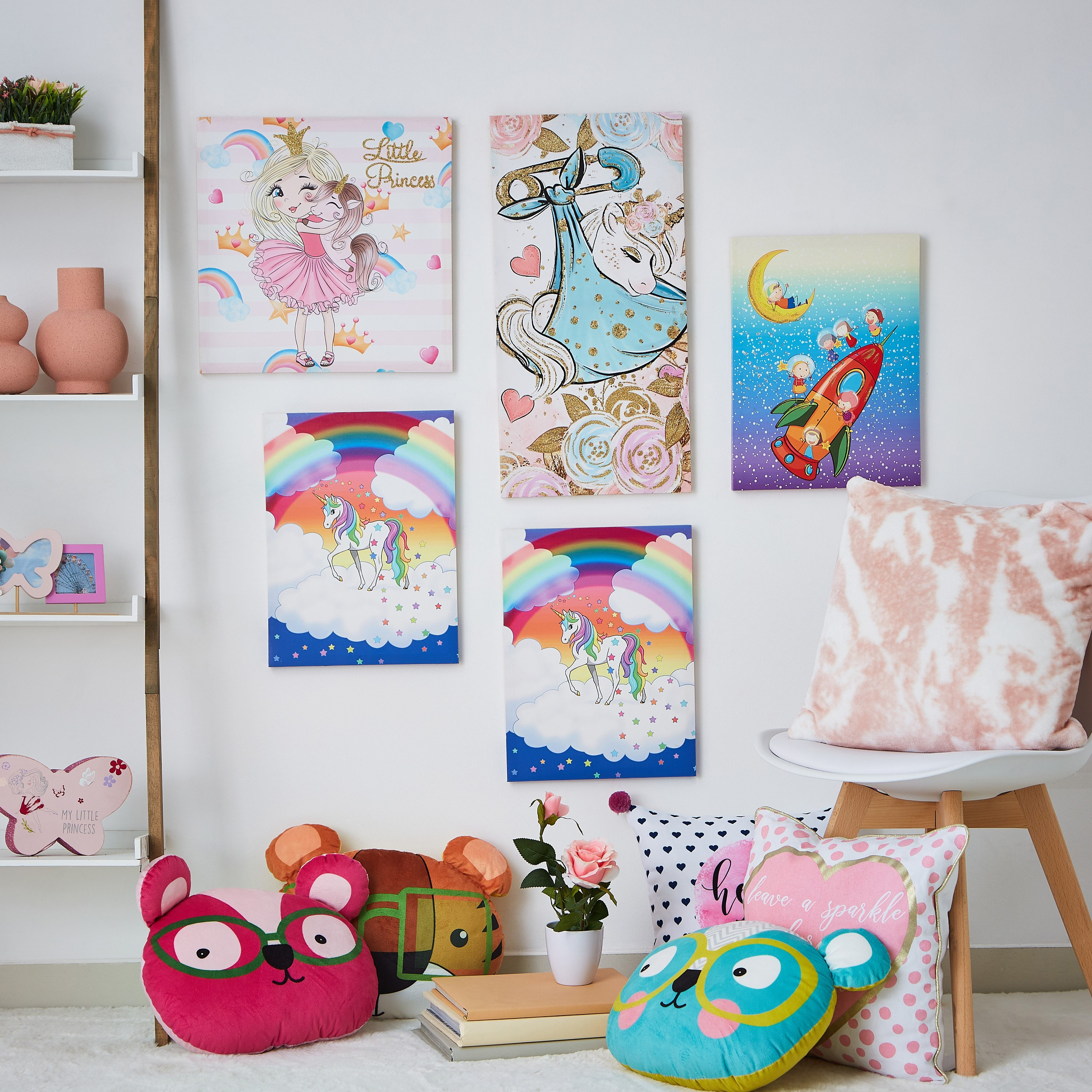 لوحة كانفاس بطبعات يونيكورن من آرتيستري-hbxhomeware-hbxkidsandyouth-image-4