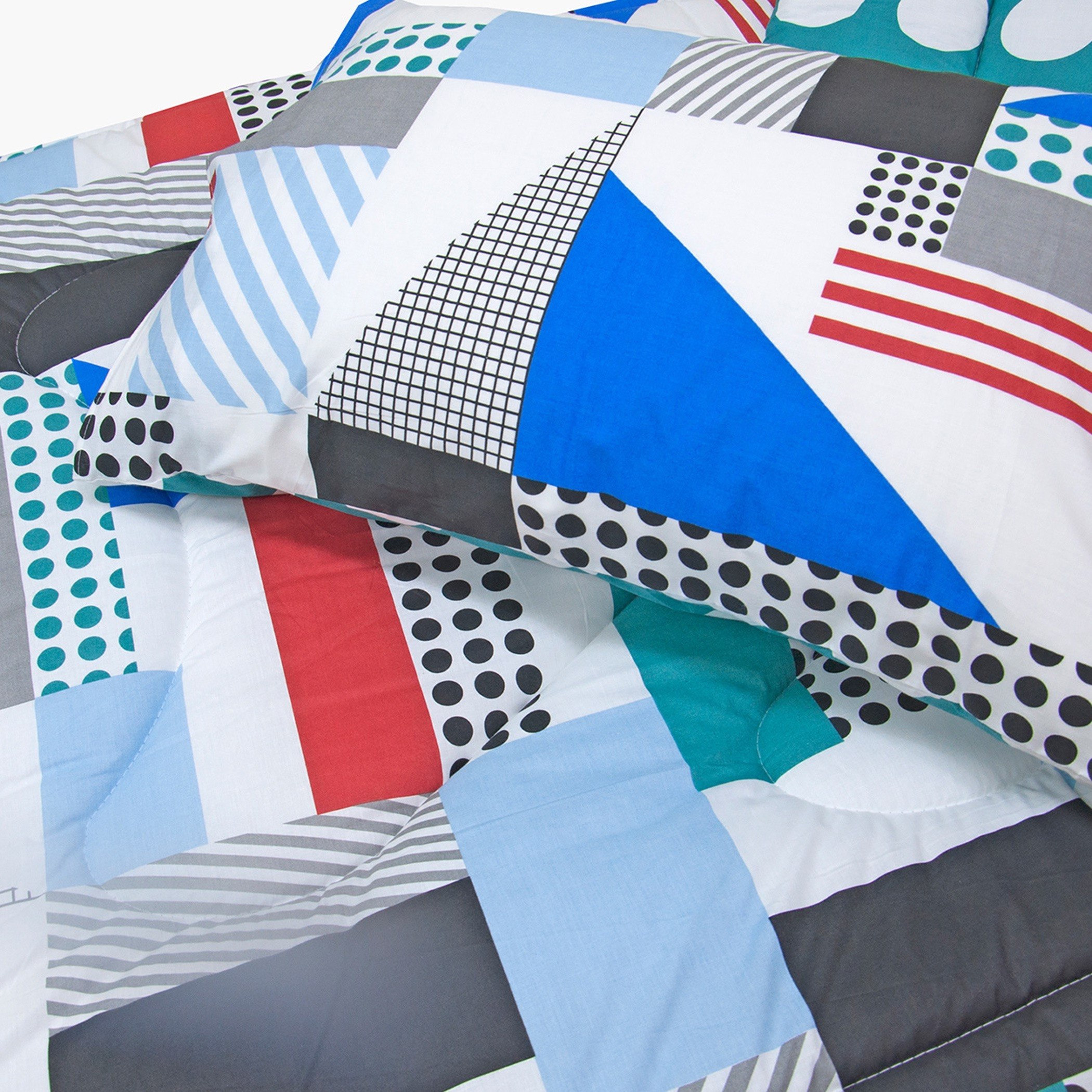 Vitric Geometric 2-Piece Single Comforter Set - 135x220 cm-hbxhomeware-hbxkidsandyouth-image-6