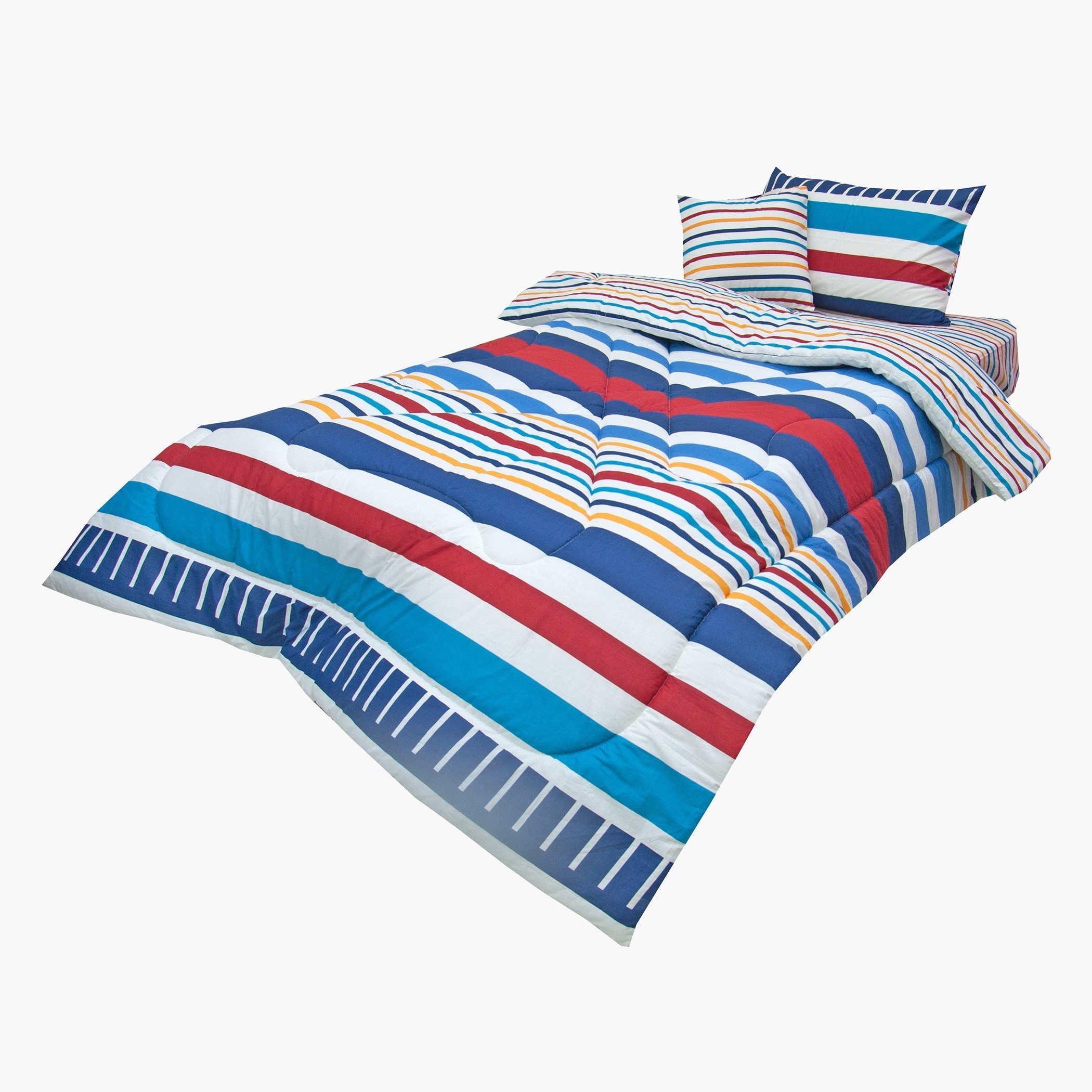 طقم لحاف مزدوج مخطّط -4 قطع قطعتين من هوت ويلز -160x220 سم-hbxhomeware-hbxkidsandyouth-image-2