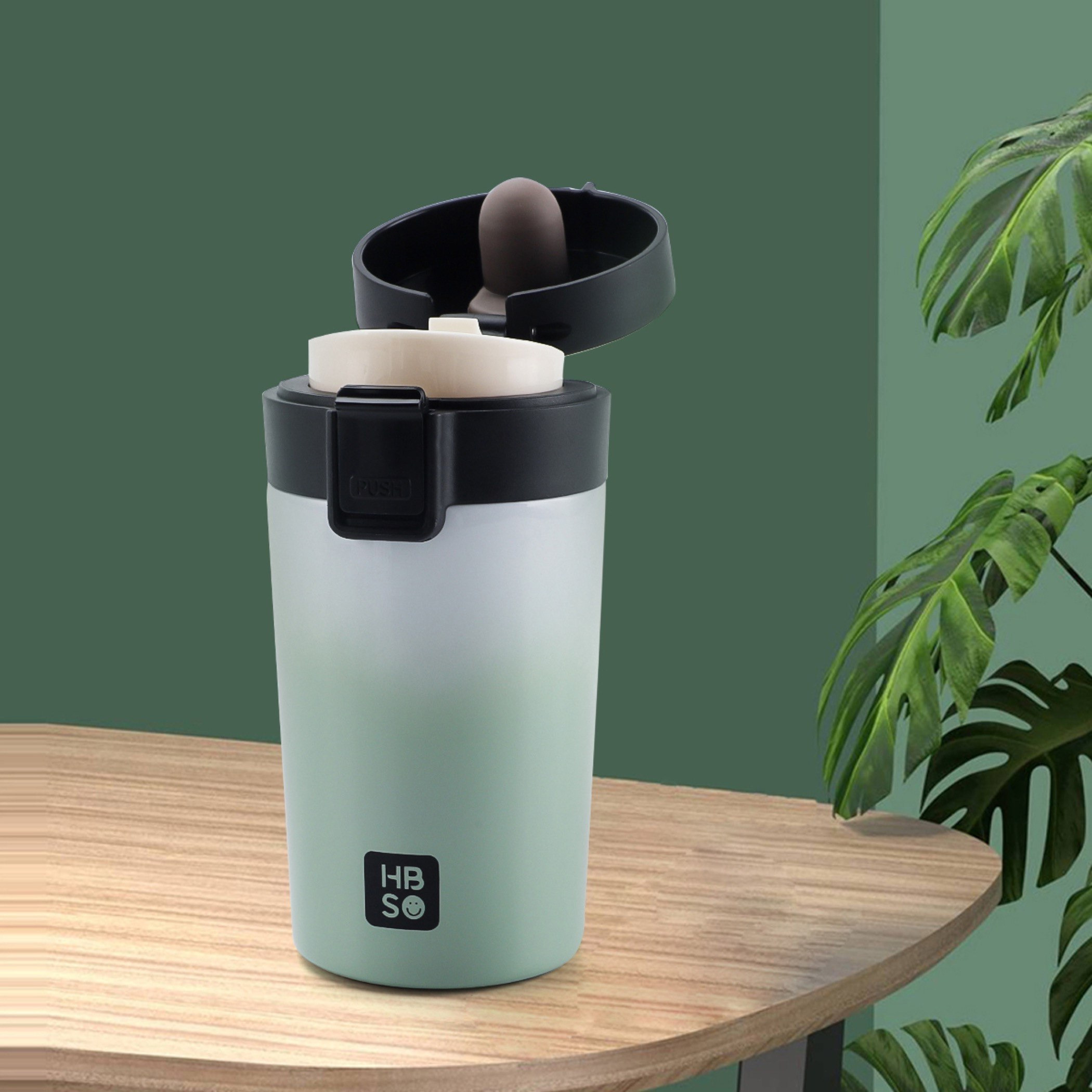 ترمس ضغطة واحدة للسفر أكوا من إتش بي إس أو - 300 مل-hbxhomeware-hbxkitchen-image-1