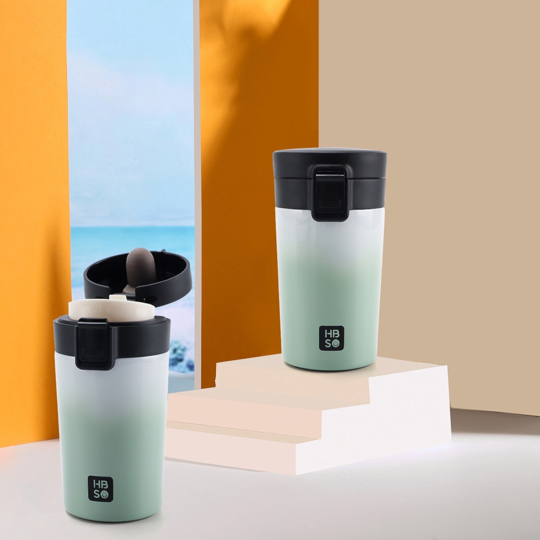 ترمس ضغطة واحدة للسفر أكوا من إتش بي إس أو - 300 مل-hbxhomeware-hbxkitchen-image-6