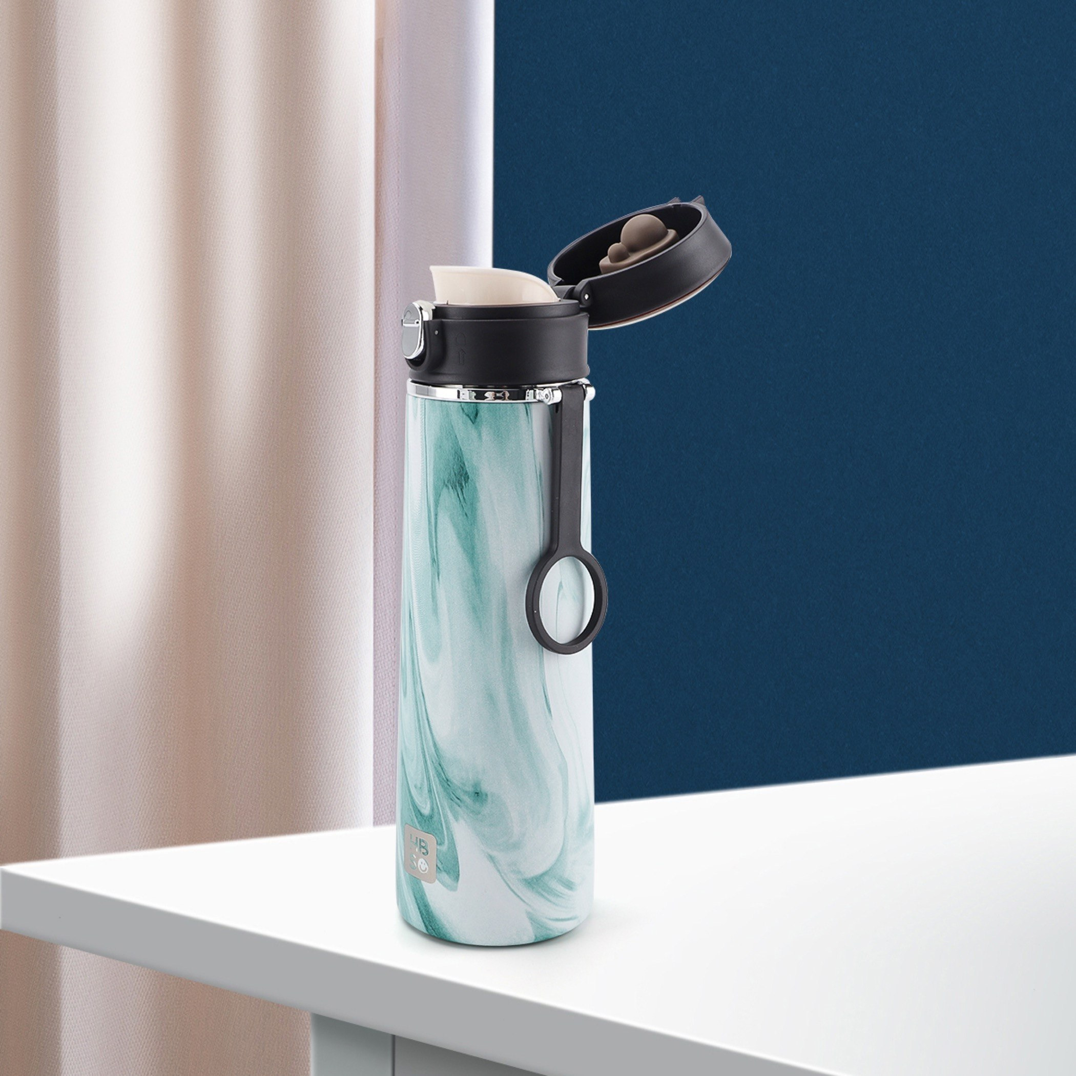 HBSO Aqua Marble One Click Flask - 420 ml-hbxhomeware-hbxkitchen-image-2