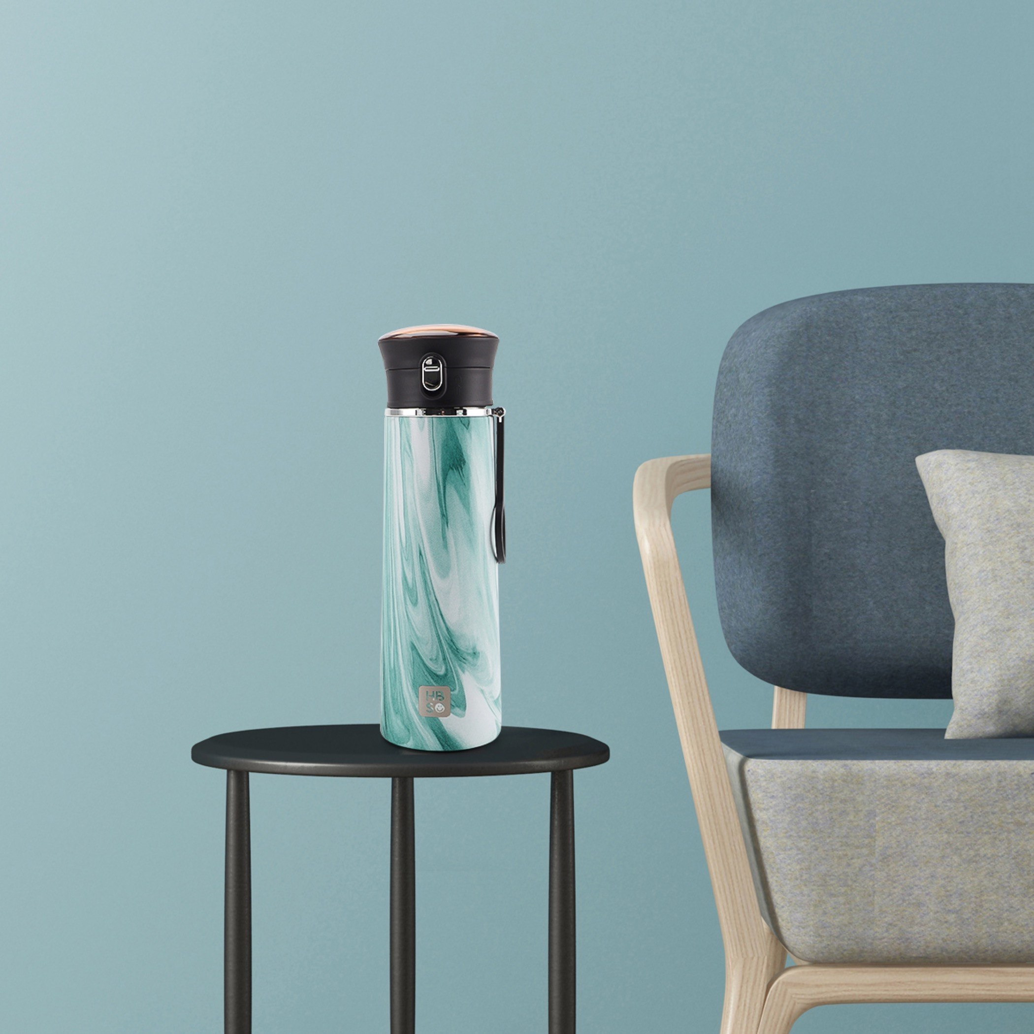 HBSO Aqua Marble One Click Flask - 420 ml-hbxhomeware-hbxkitchen-image-4