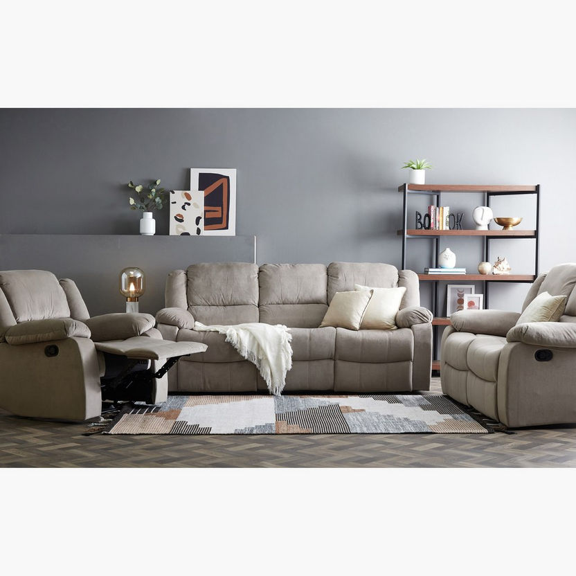 Jasper 3-Seater Fabric Recliner Sofa-Recliner Sofas-image-8