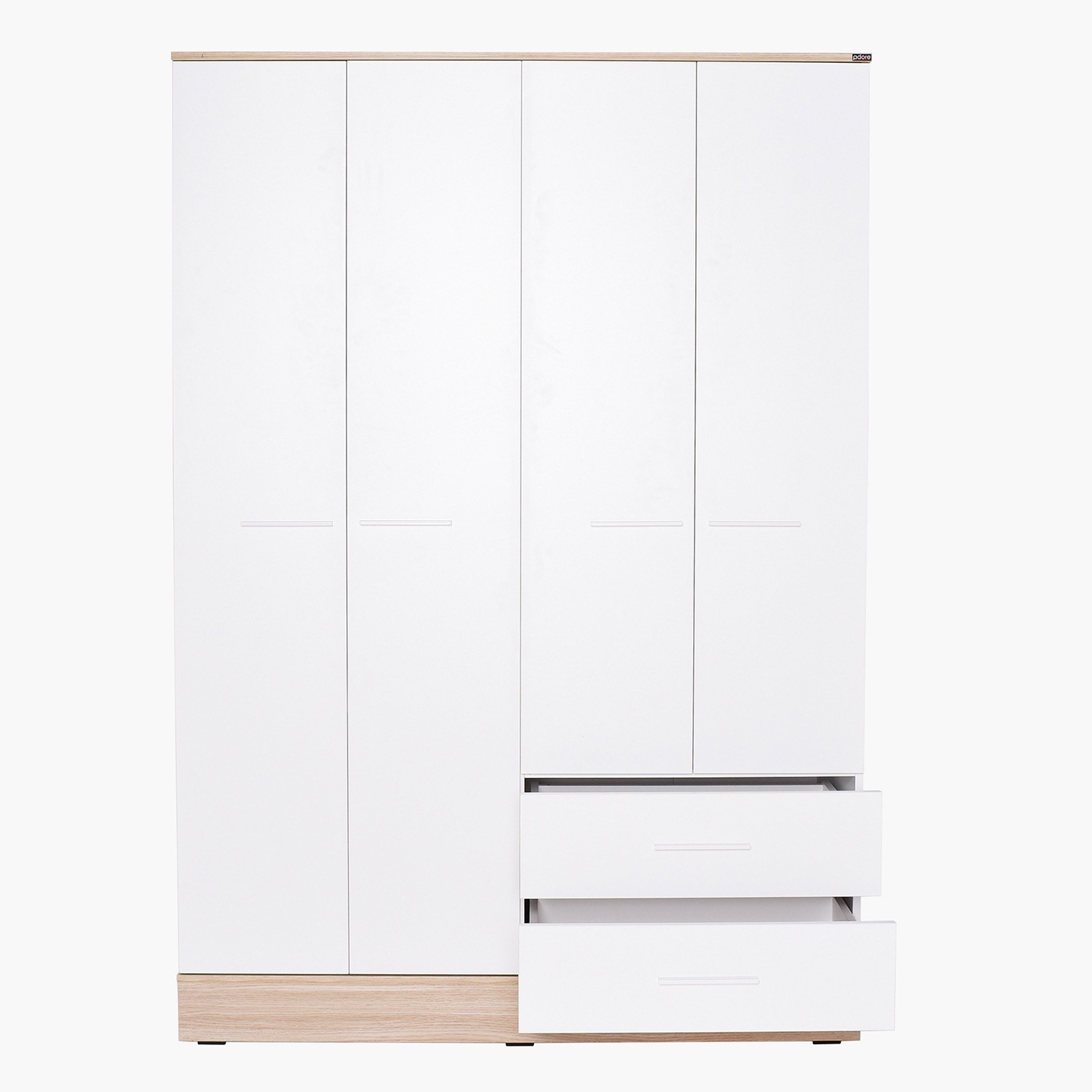 خزانة ملابس 4 أبواب بدرجين - إيفا من موڤو-hbxfurniture-wardrobes-image-5