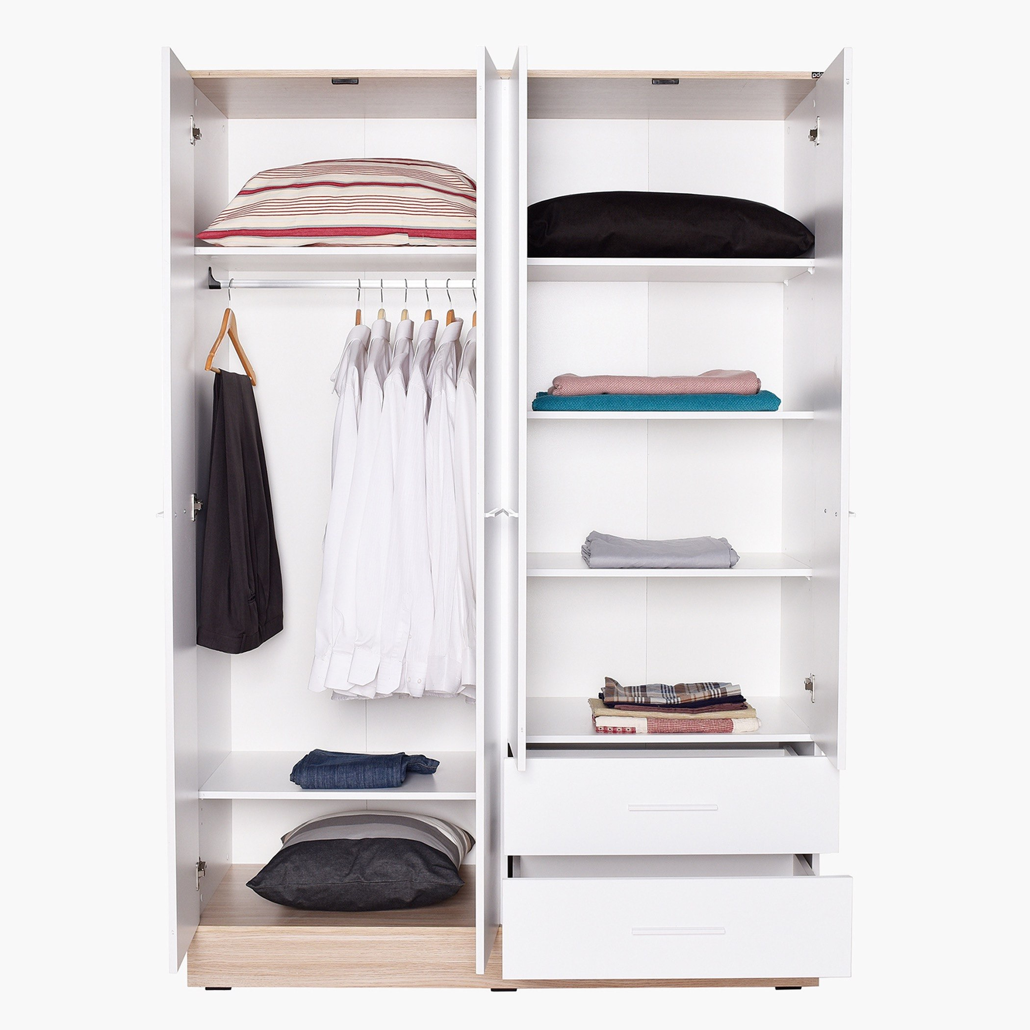 خزانة ملابس 4 أبواب بدرجين - إيفا من موڤو-hbxfurniture-wardrobes-image-6