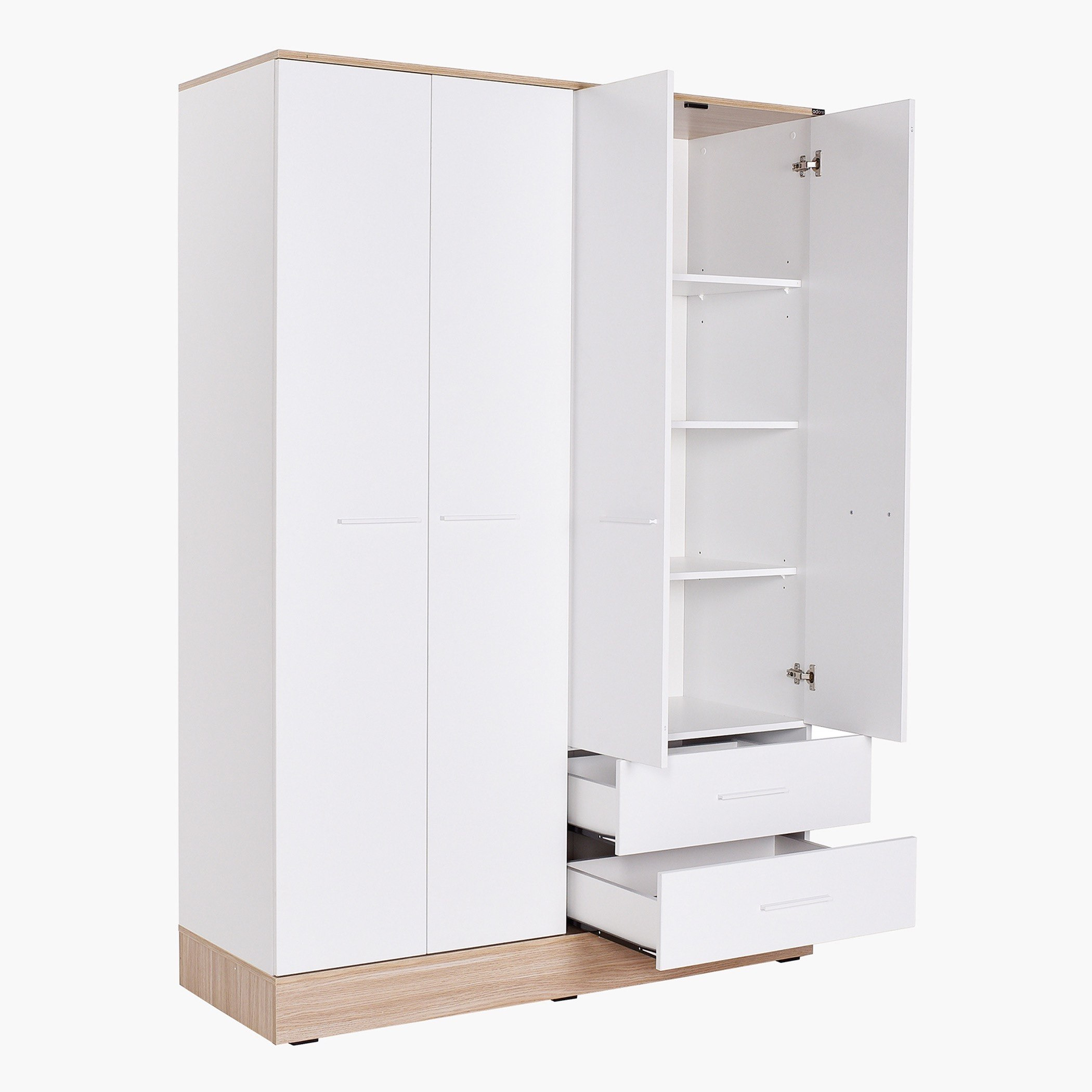 خزانة ملابس 4 أبواب بدرجين - إيفا من موڤو-hbxfurniture-wardrobes-image-7