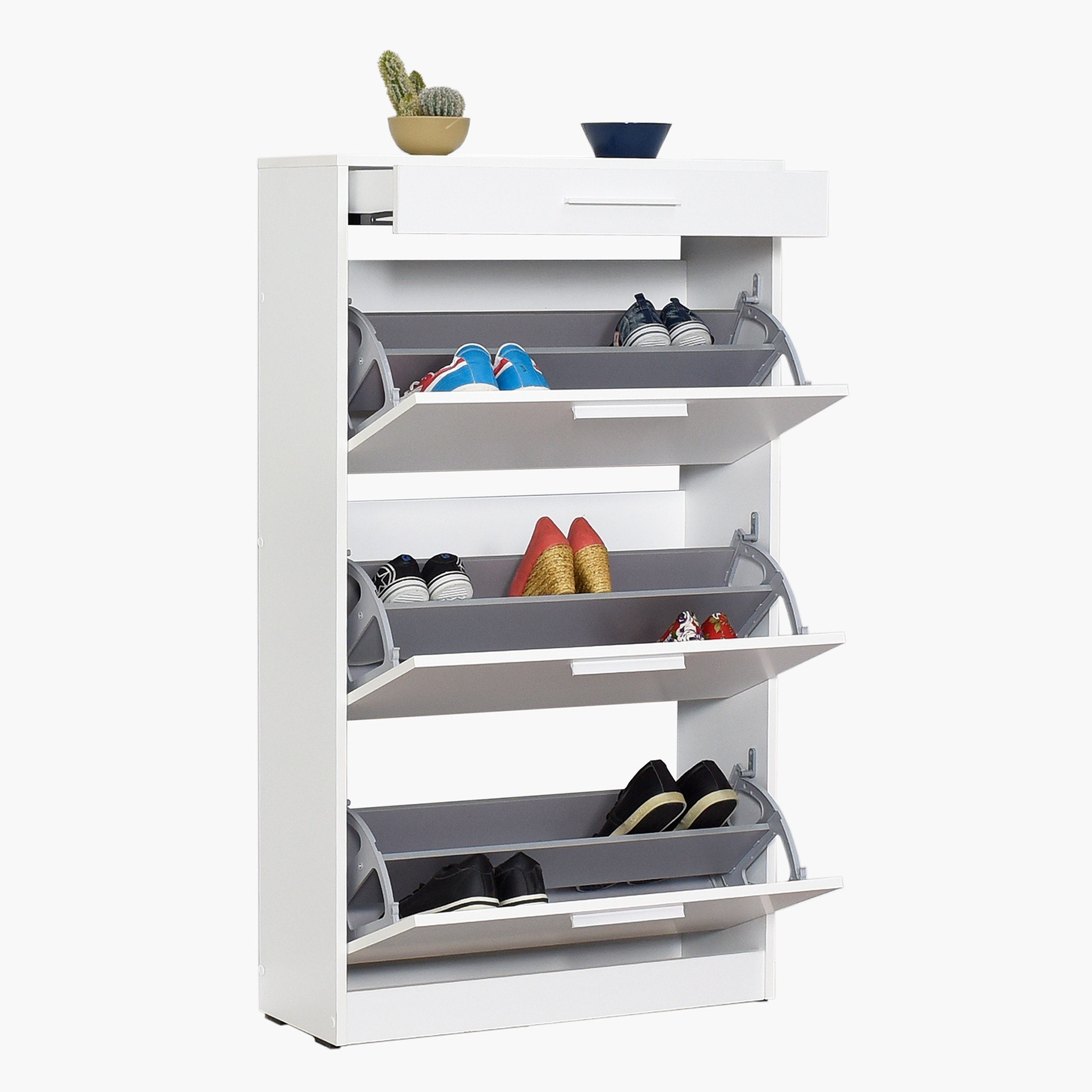 خزانة أحذية لـ 21 زوج بـ3 أبواب ودرج من بودروم-hbxbedroom-shoecabinetsandracks-image-8
