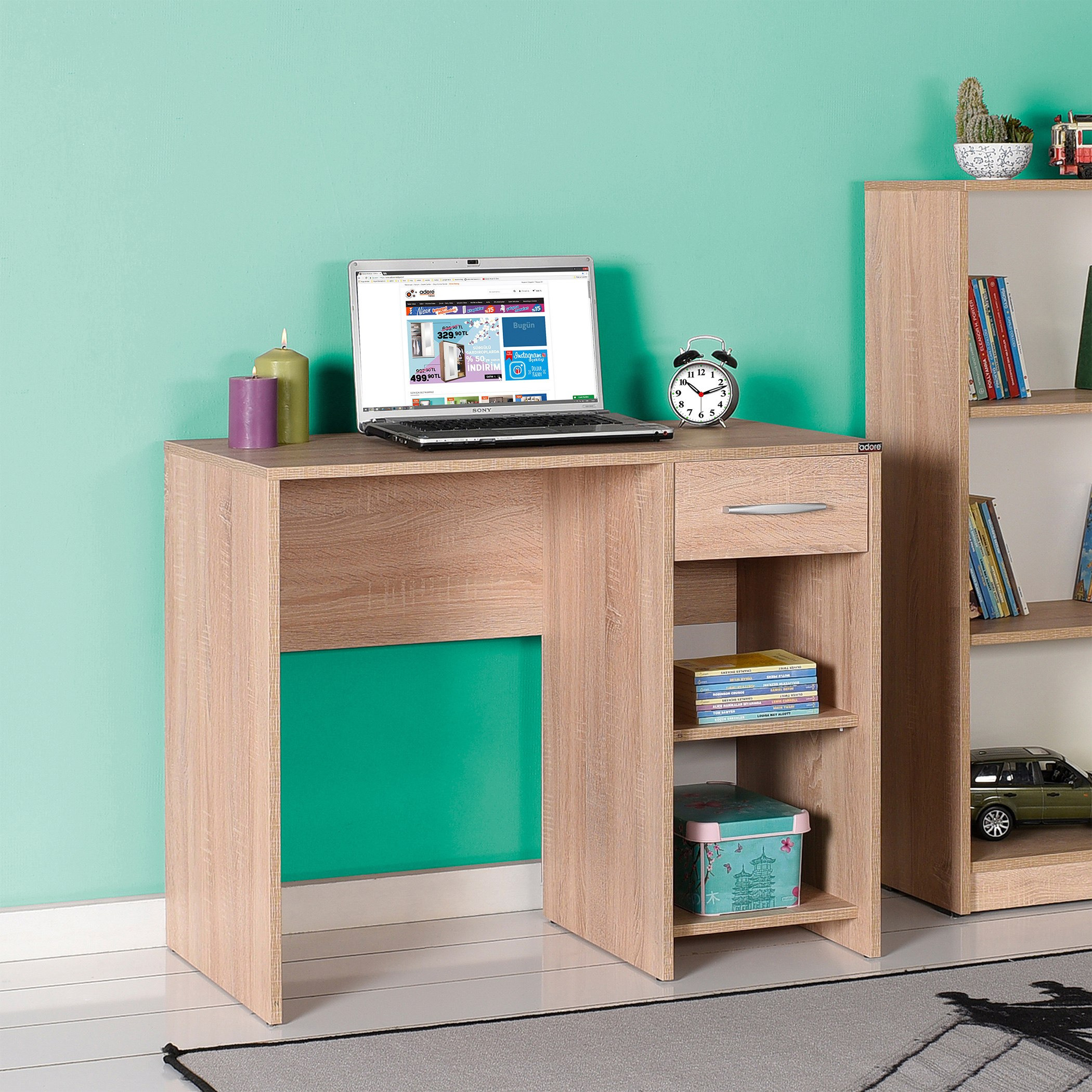 مكتب دراسة بدرج من دايناميك-hbxfurniture-office-desks-image-1