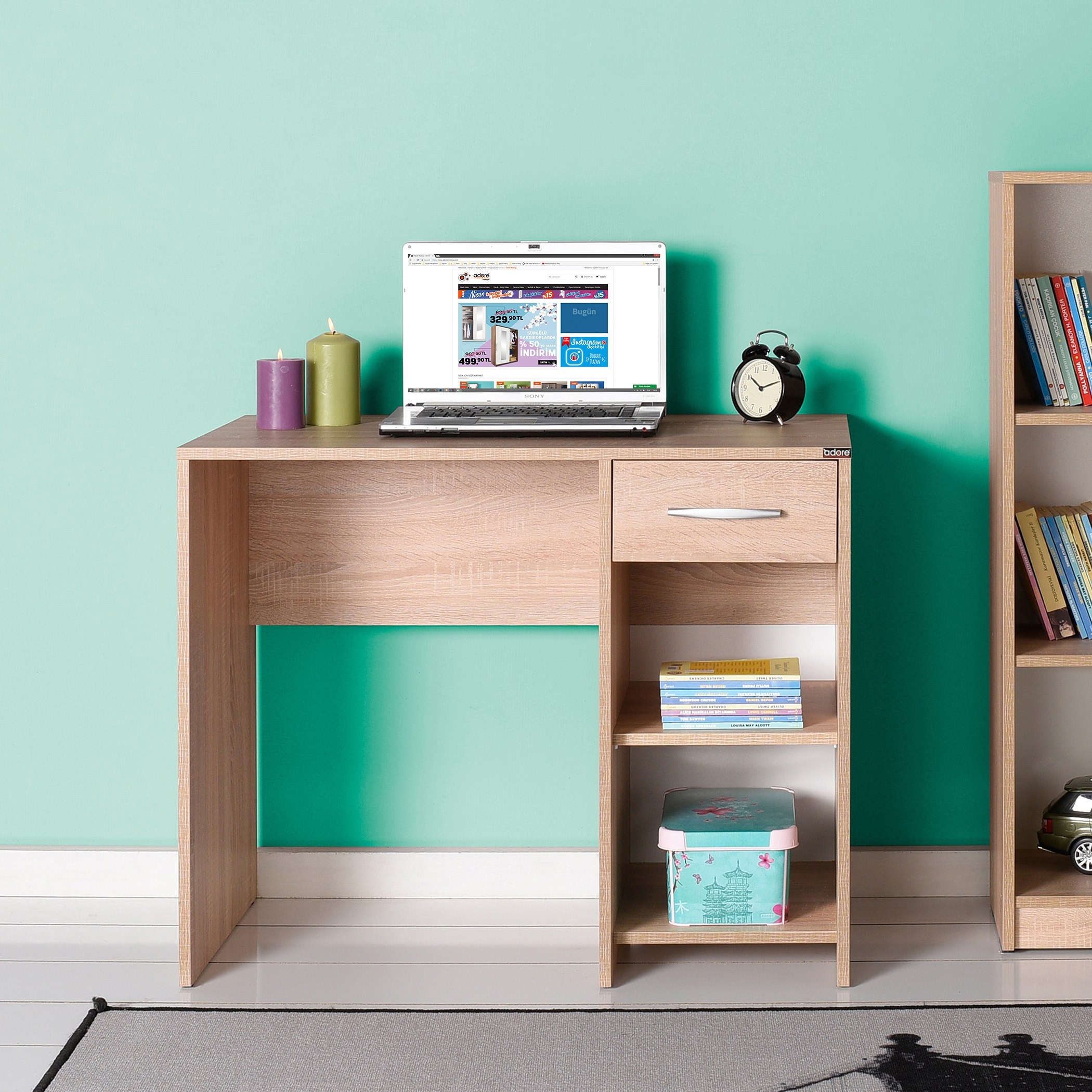 مكتب دراسة بدرج من دايناميك-hbxfurniture-office-desks-image-2