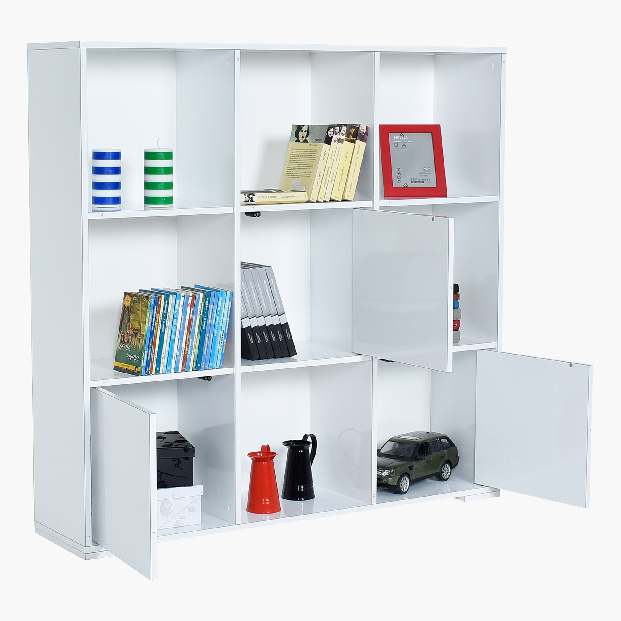 خزانة كتب بـ3 أبواب من إيفا-hbxfurniture-office-bookcases-image-5