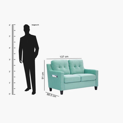 Cooper 2-Seater Fabric Sofa