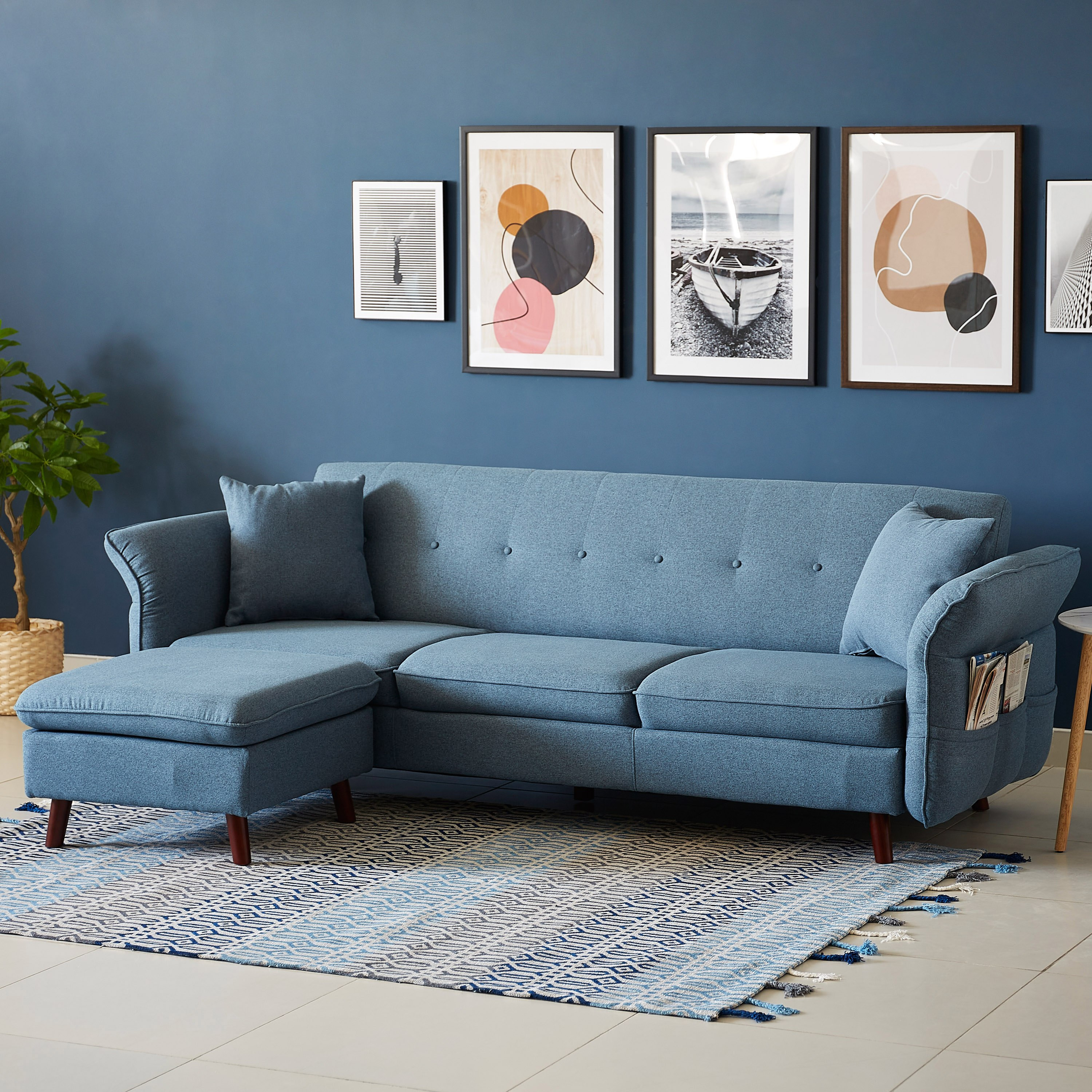 كنبة ركنية سرير بمواجهة يمين يسار مع وسادتين من ستايسي-hbxfurniture-livingroom-sofasandsofasets-image-1