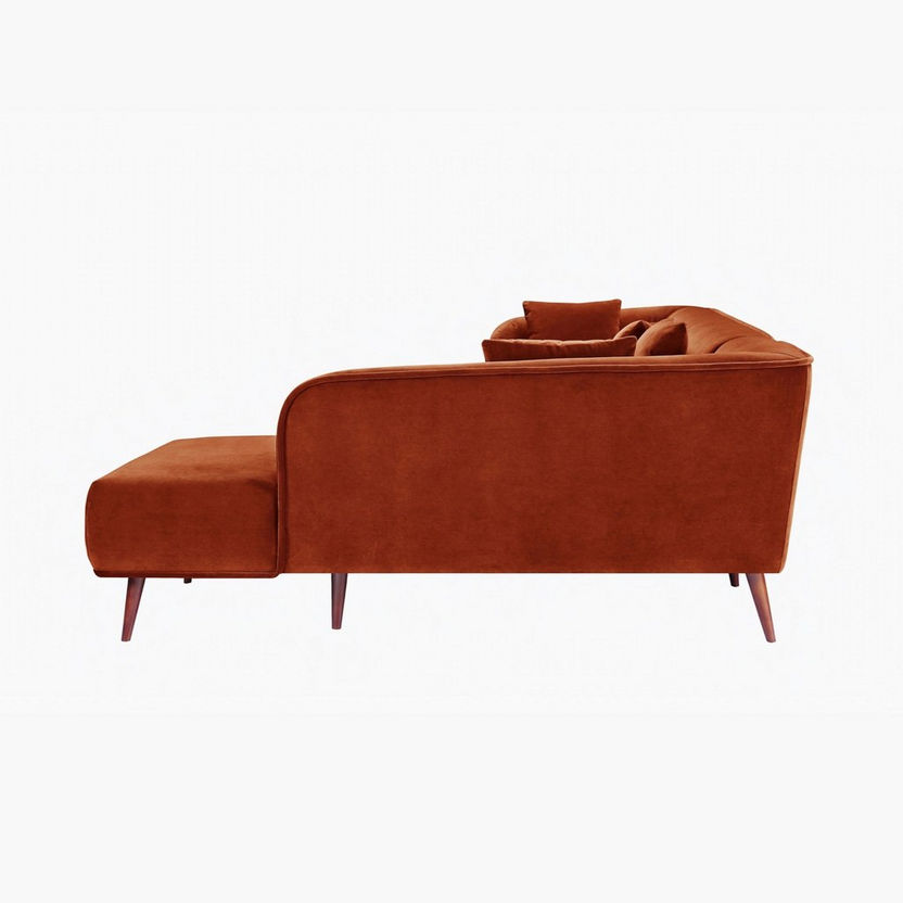 Sabastian Right Corner Sofa with 6 Cushions-Corner Sofas-image-3