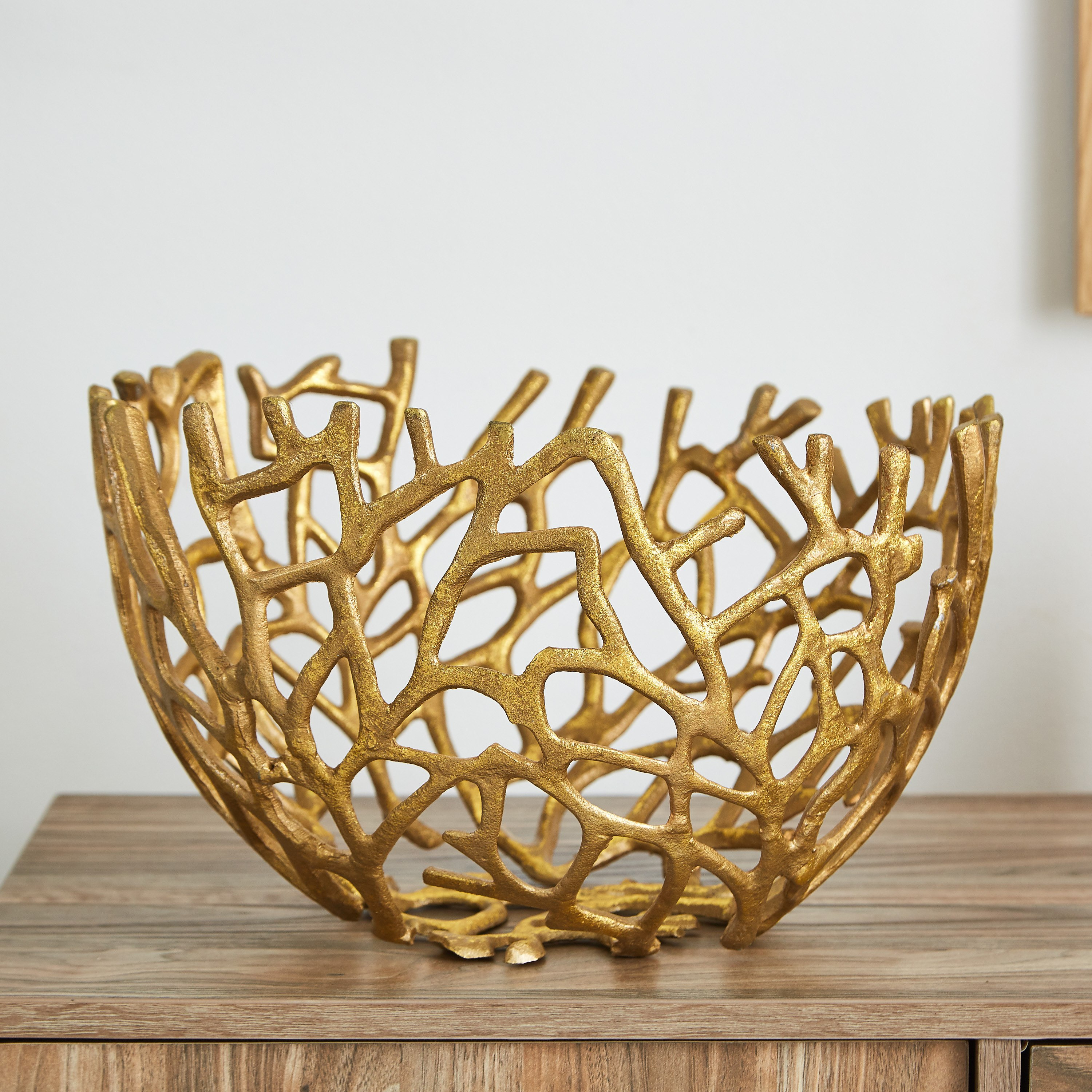 وعاء ديكور بتصميم فرع شجرة معدني من ميا - 33 سم-hbxhomeware-homedecor-figurinesandornaments-image-1