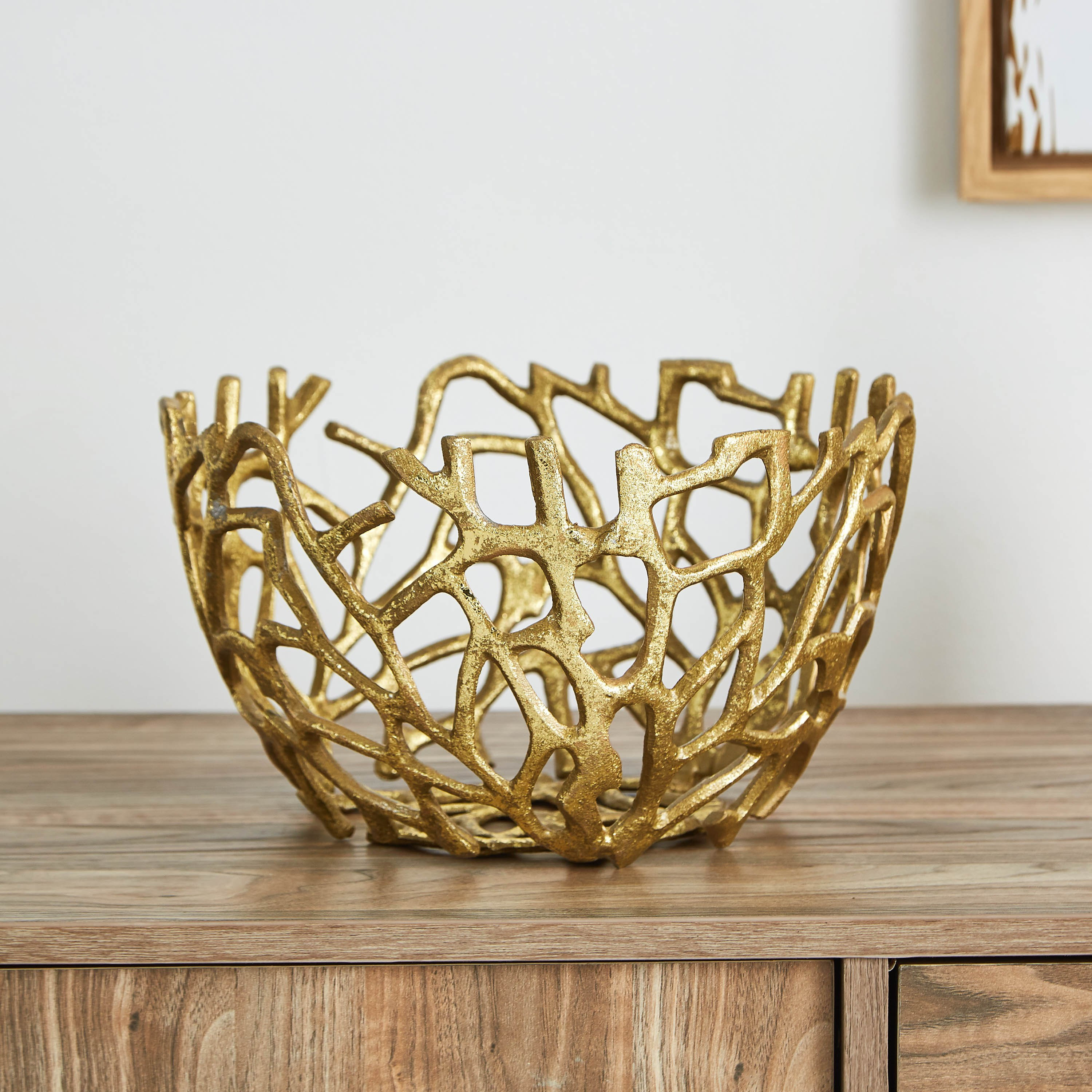 وعاء ديكور بتصميم فرع شجرة معدني من ميا - 28 سم-hbxhomeware-homedecor-figurinesandornaments-image-1