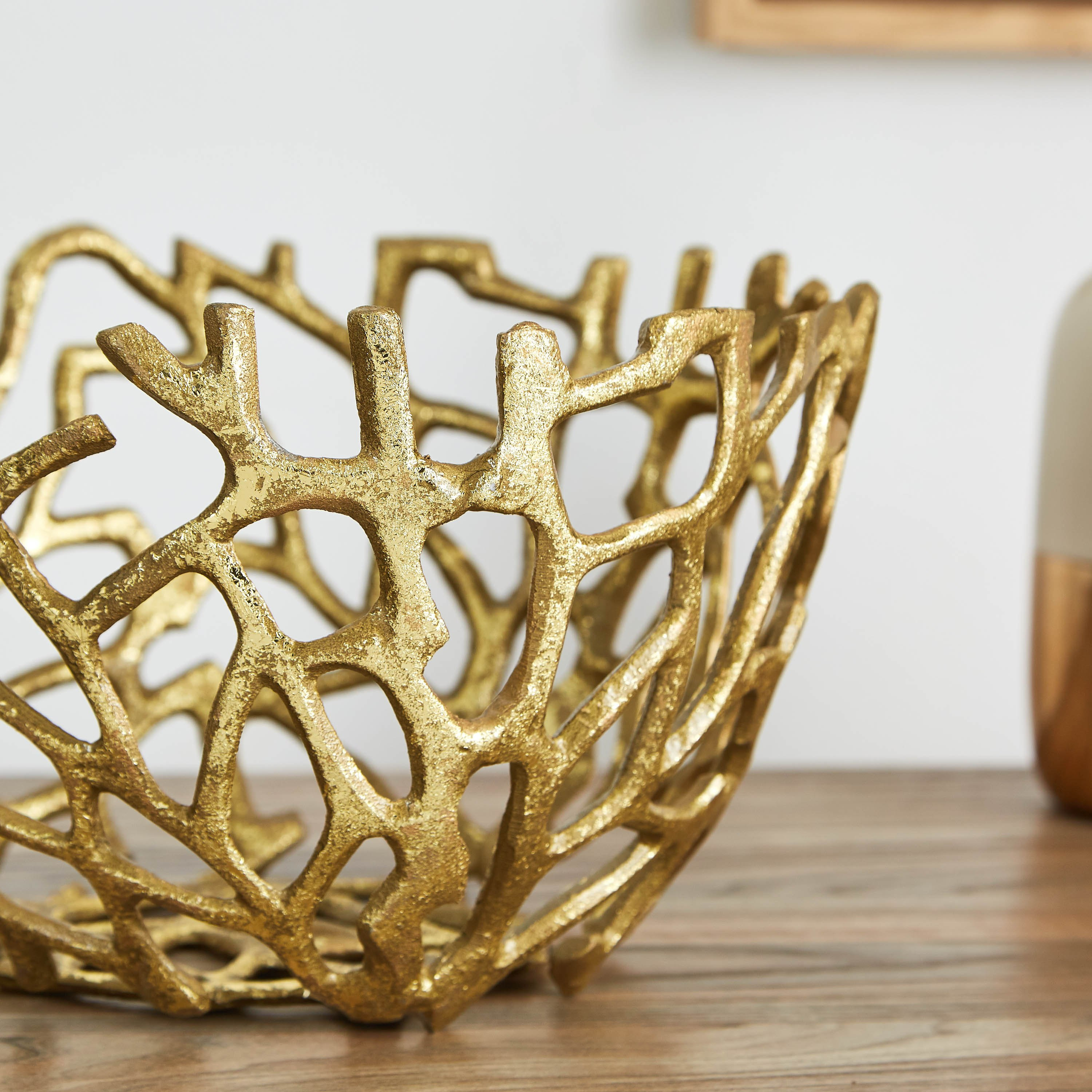 وعاء ديكور بتصميم فرع شجرة معدني من ميا - 28 سم-hbxhomeware-homedecor-figurinesandornaments-image-3