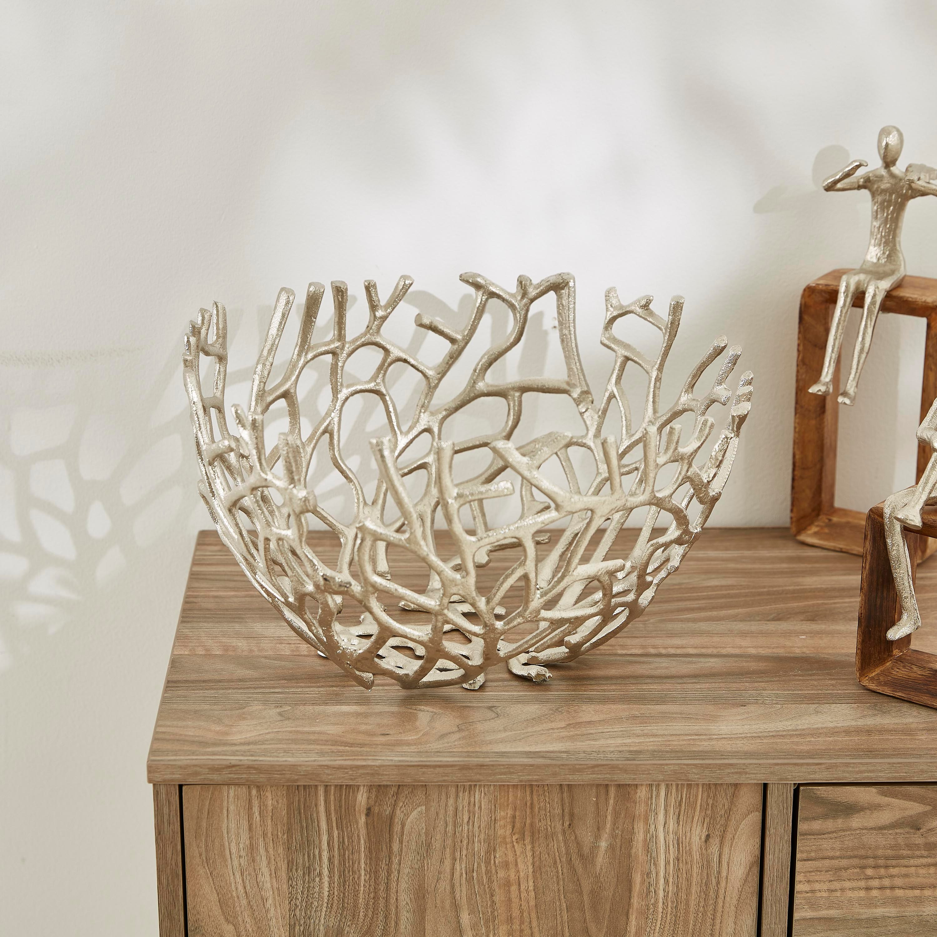 وعاء ديكور بتصميم فرع شجرة معدني من ميا - 33 سم-hbxhomeware-homedecor-figurinesandornaments-image-1